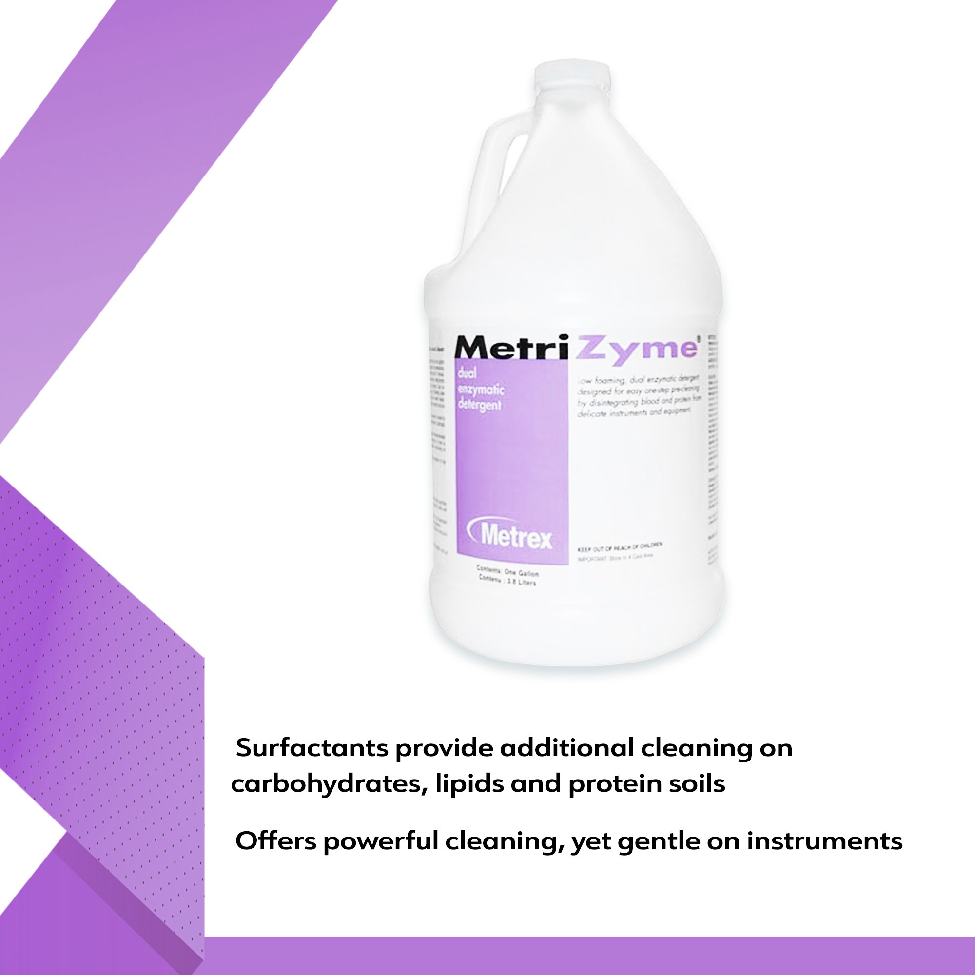 Metrex Research - 10-4000 MetriZyme® Dual Enzymatic Instrument Detergent