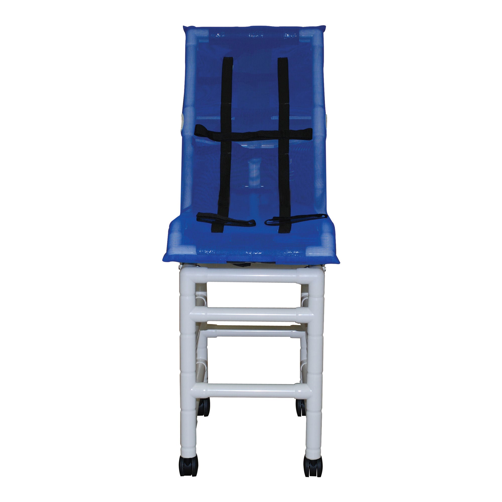 MJM International - 191-LC-B Shower Chair MJM International PVC Frame Reclining Backrest 180 lbs. Weight Capacity