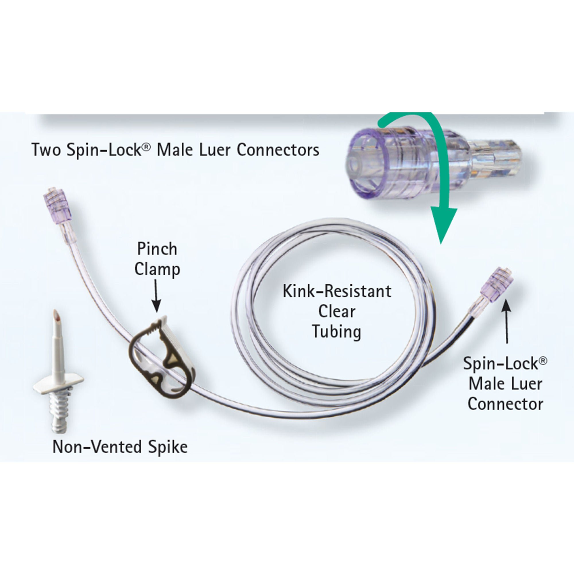 B. Braun Interventional - 470190 ACCEL™ SPIN-LOCK® Connection Set