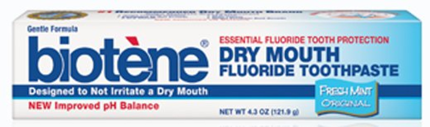 Glaxo Consumer Products 00135055701 - Biotène® Fluoride Toothpaste, Fresh Mint, 4.3-ounce Tube - 1/Each