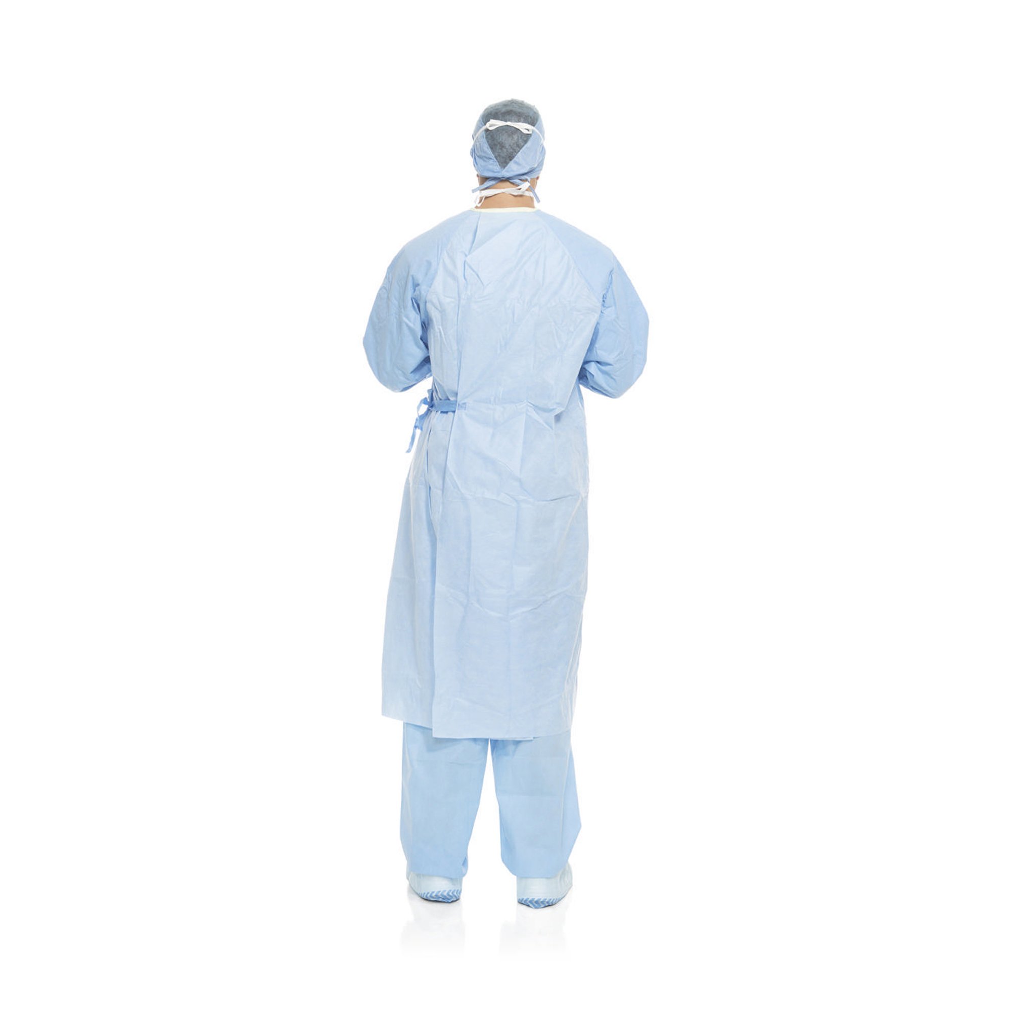O&M Halyard Inc - 41734 Aero Blue Surgical Gown with Towel