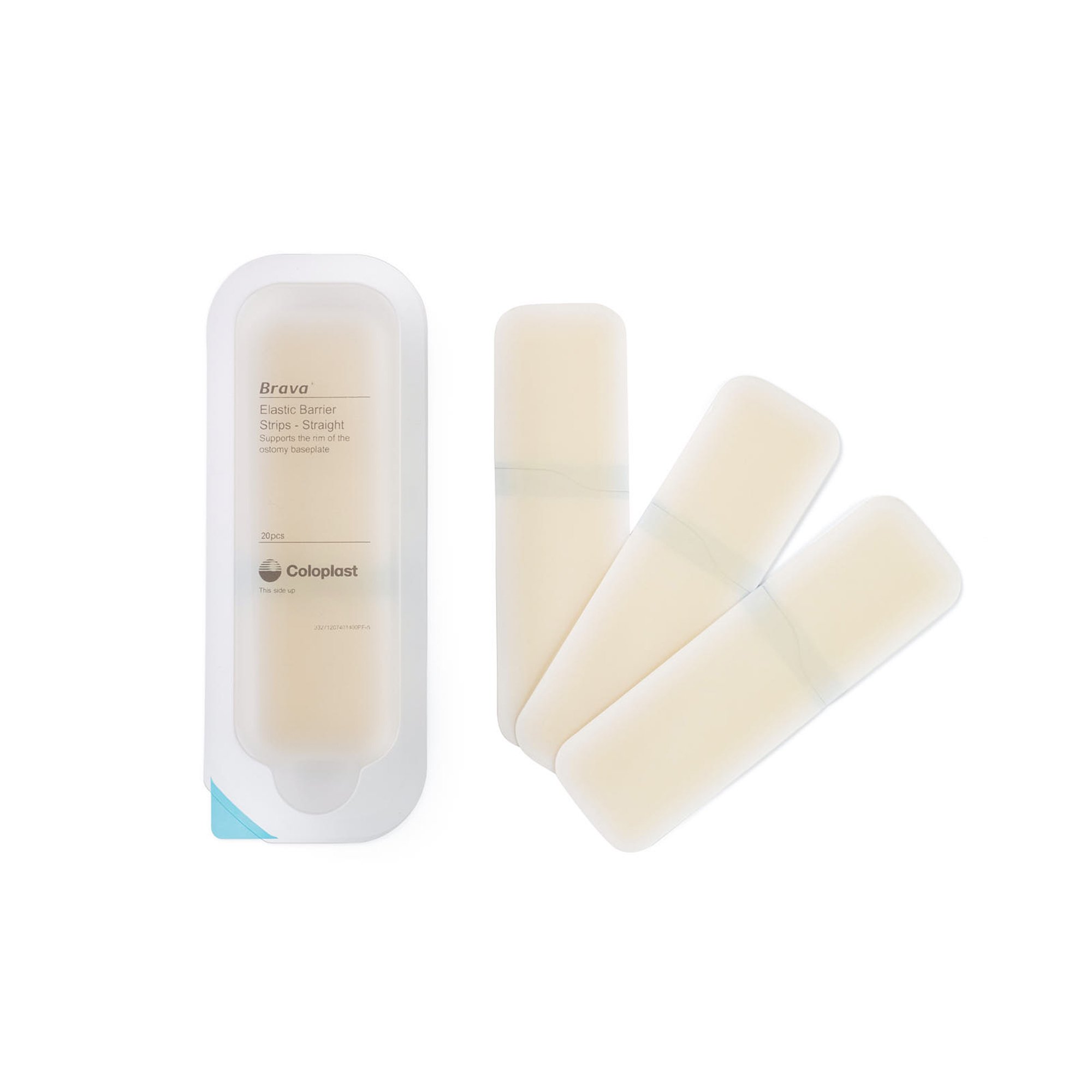 Coloplast 120740 - Coloplast Ostomy Elastic Barrier Strips, Straight - 1/Each, 20/Box