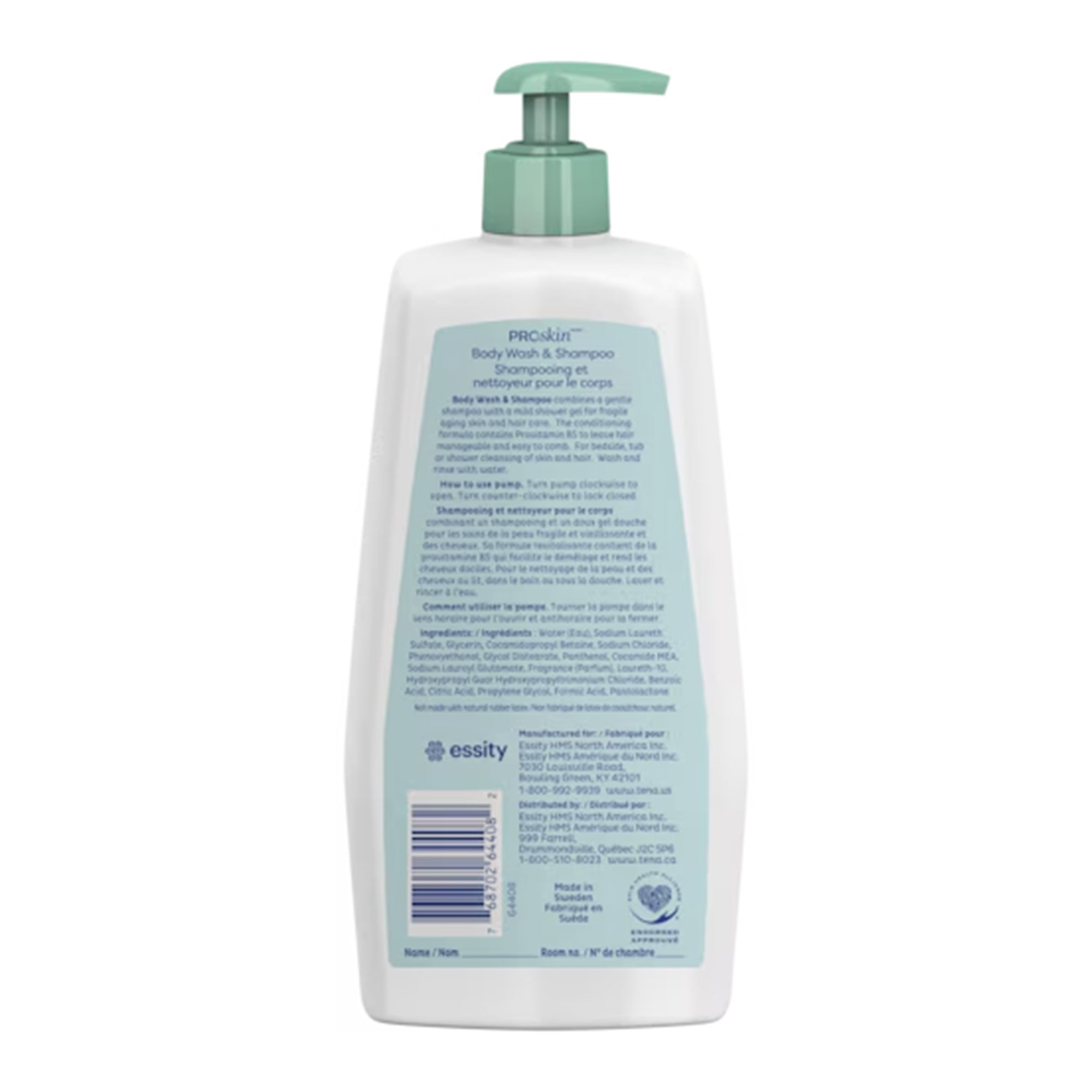 Essity HMS North America Inc - 64363 Tena® Scented Shampoo and Body Wash