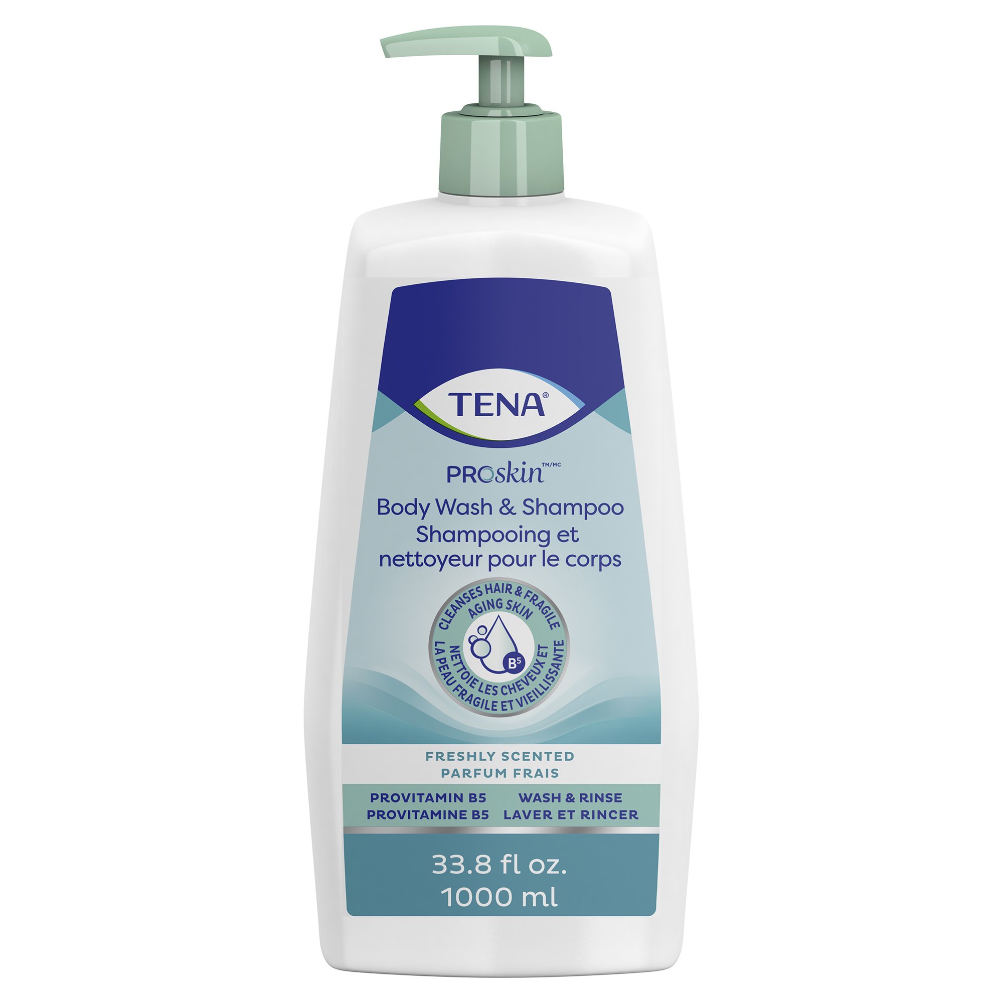 Essity HMS North America Inc - 64343 Tena Unscented Shampoo and Body Wash
