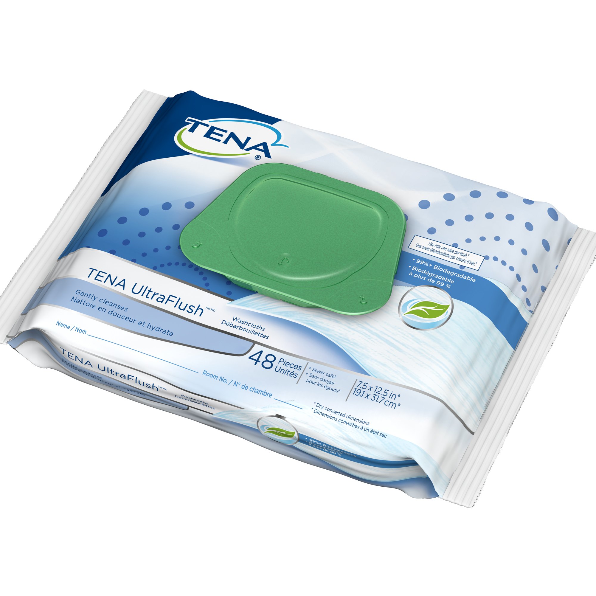 Essity HMS North America Inc - 65726 Tena UltraFlush Flushable Personal Wipes