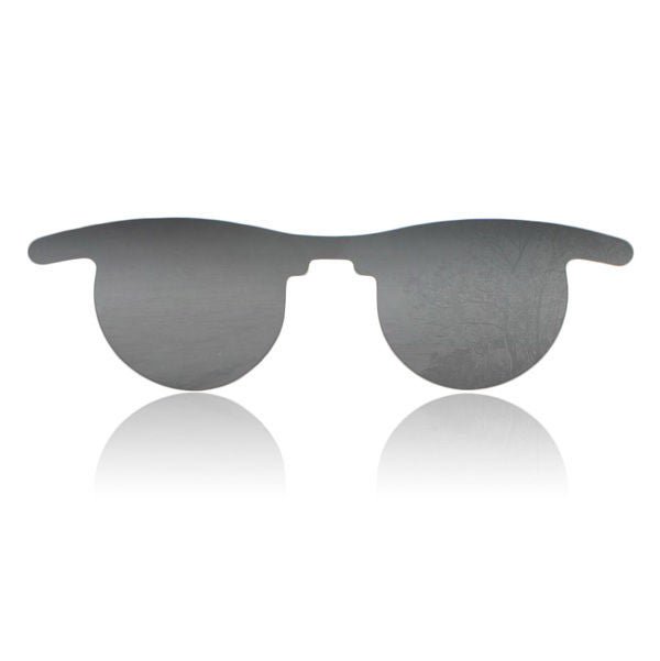 Bernell-Vision Training Products - YTWINGGY Post Mydriatic Glasses Flat Uncoated Gray Tint Plastic Lens Gray Frame Slip-in One Size Fits Most