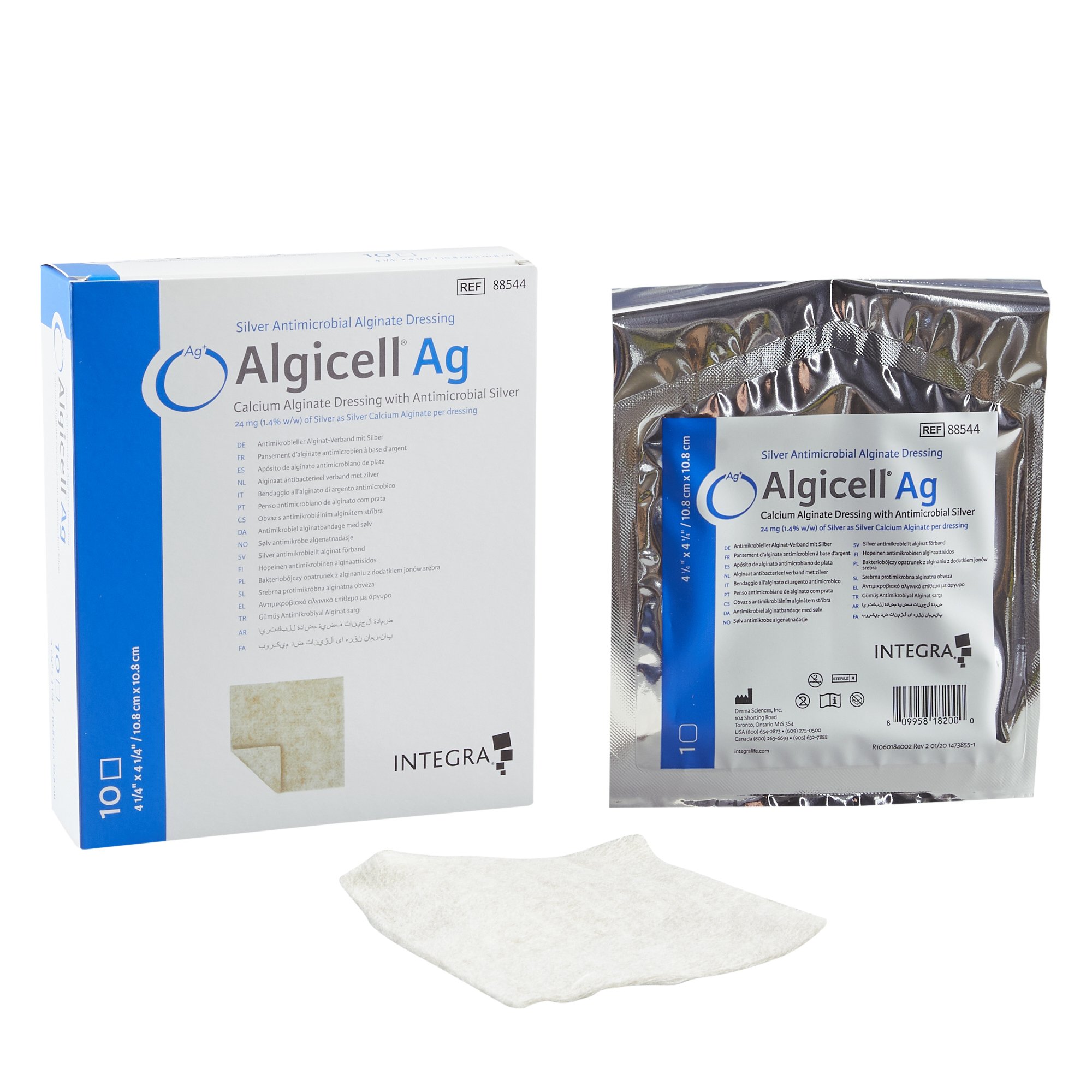Gentell - 88544 Algicell® Ag Calcium Alginate Dressing with Silver