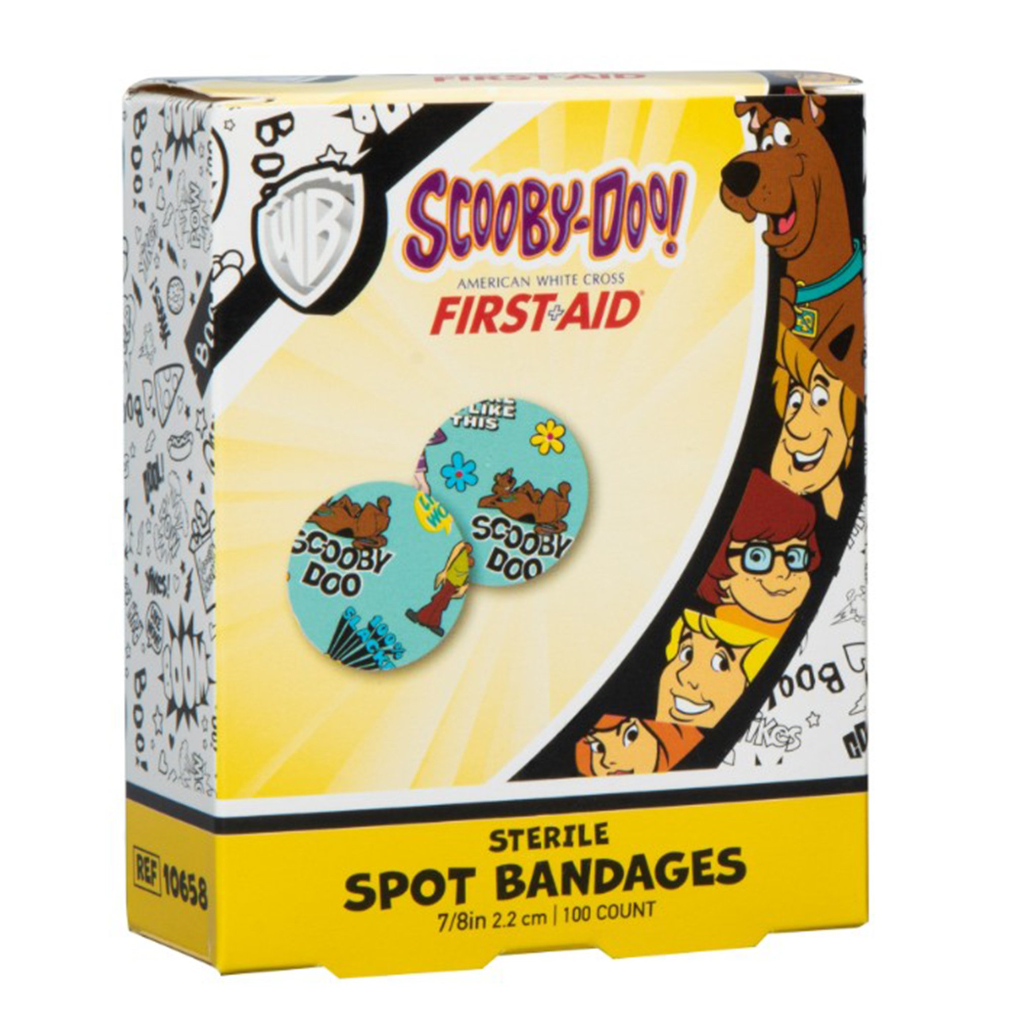Dukal - 10658 American® White Cross Stat Strip® Scooby-Doo Adhesive Spot Bandage