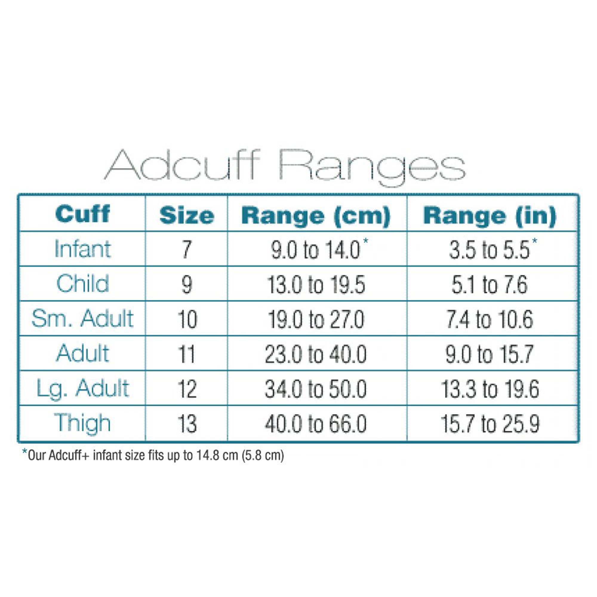 American Diagnostic Corp 865-10SABK - Adcuff™ Reusable Blood Pressure Cuff and Bulb, Black, 19 – 27 cm - 1/Each