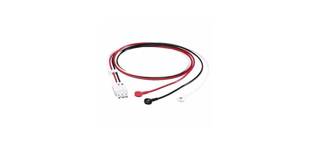 Philips Healthcare - 989803145111 Lead Wire Set 1 Meter, 3-Leads For Trunk Cable Designs M1668A, M1669A, M1663A, M1949A