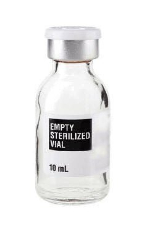 ALK Laboratories - SEV1020S Sterile Empty Vial (SEV) Borosilicate Glass 10 mL Stopper Cap