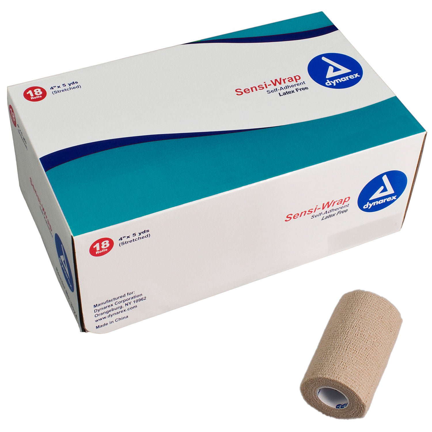 Dynarex - 3190 Sensi-Wrap Self-adherent Closure Cohesive Bandage