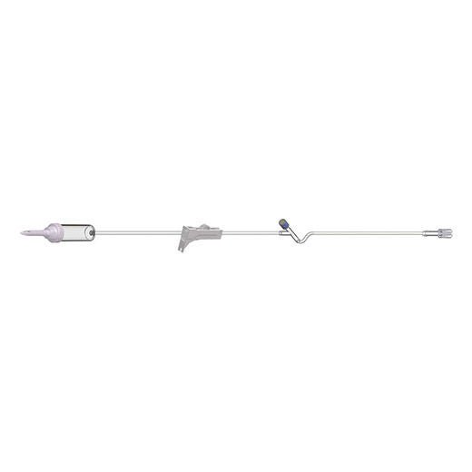 Amsino International - 107201 Primary IV Administration Set AMSafe® Gravity 1 Port 10 Drops / mL Drip Rate Without Filter 72 Inch Tubing Solution Without Flow Regulator