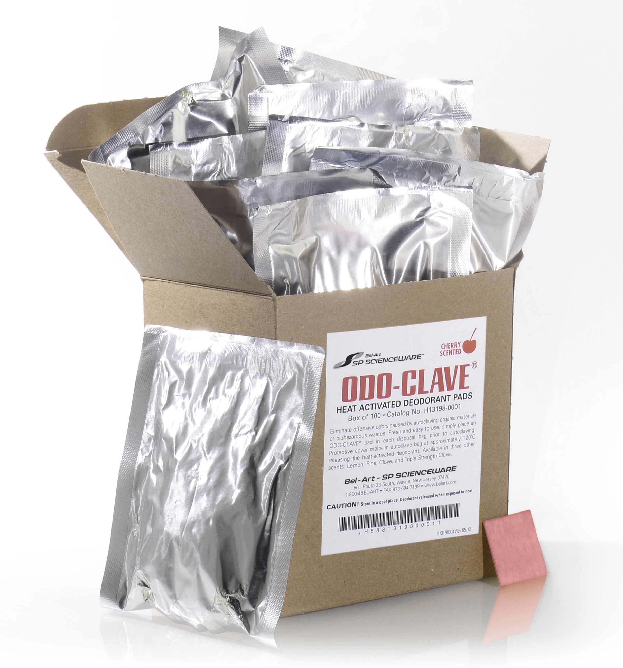 Bel-Art Products - 13198-0001 Odo-Clave® Autoclave Deodorizer Pads Cherry Scent For Autoclaves