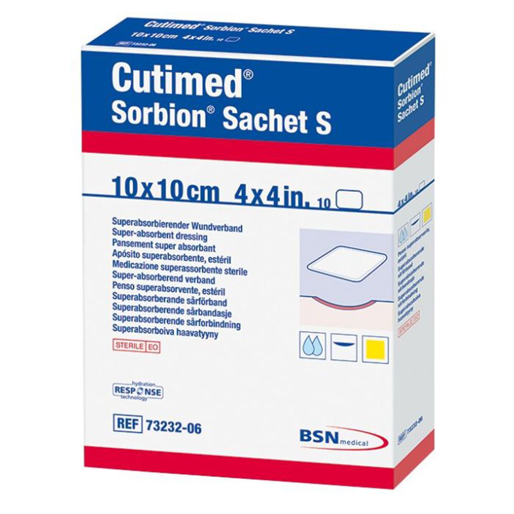 BSN Medical - 7323206 Cutimed® Sorbion® Sachet S Gelling Fiber Wound Dressing