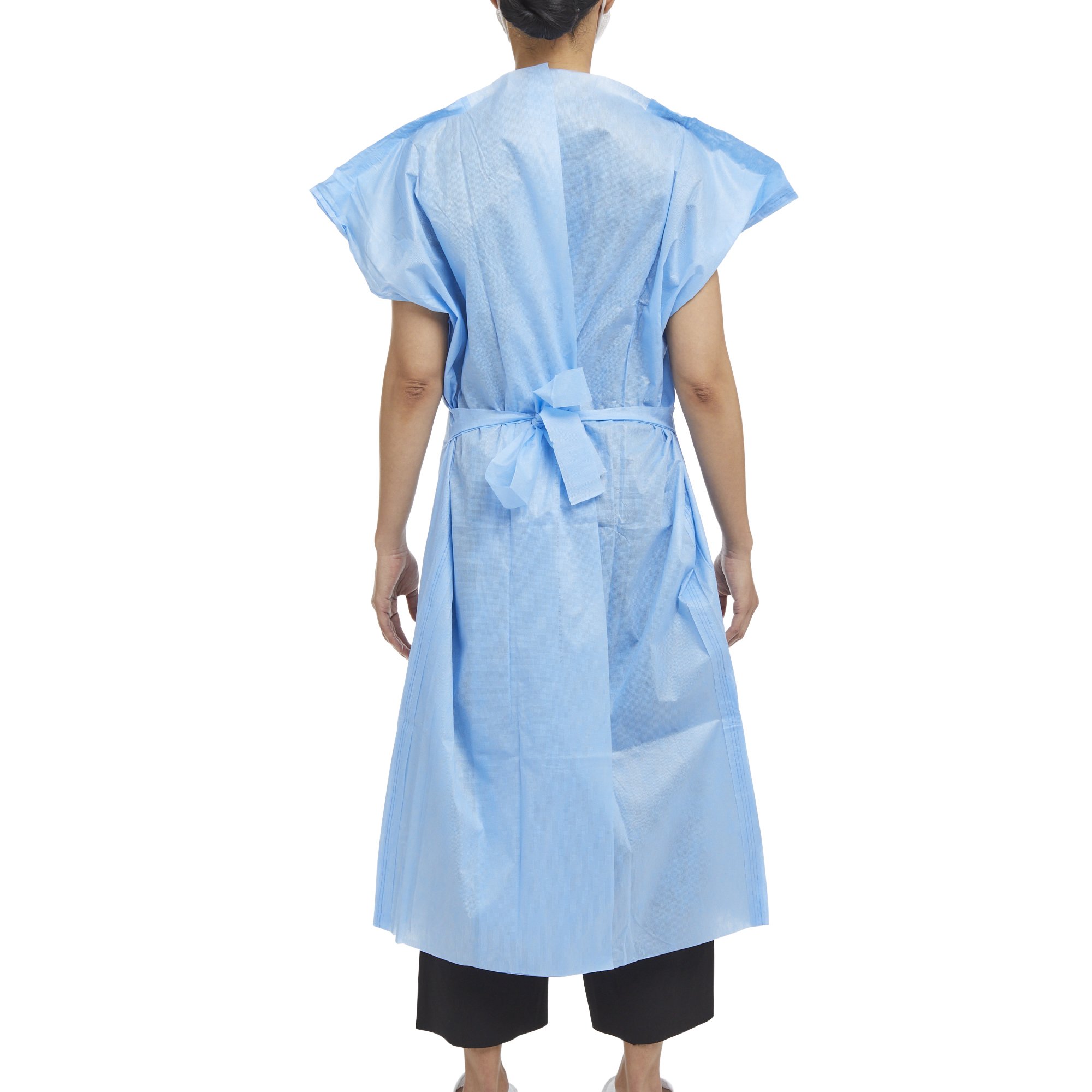 O&M Halyard Inc 69766 - Halyard Patient Exam Gown - 10/Box, 100/Case