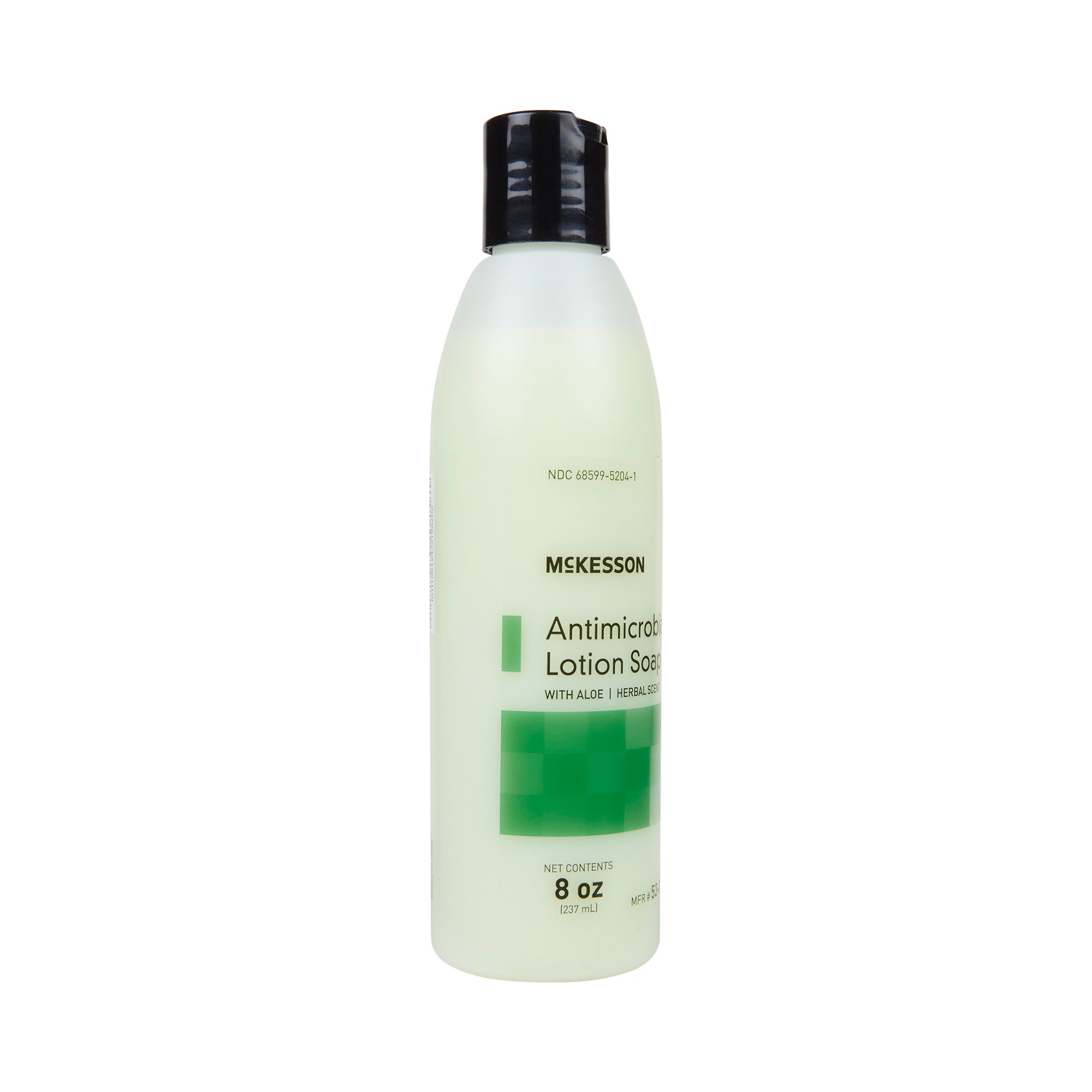 McKesson Brand 53-28083-8 - McKesson Antimicrobial Lotion Soap, Herbal Scent, With Aloe, 8-ounce bottle - 1/Each, 48/Case