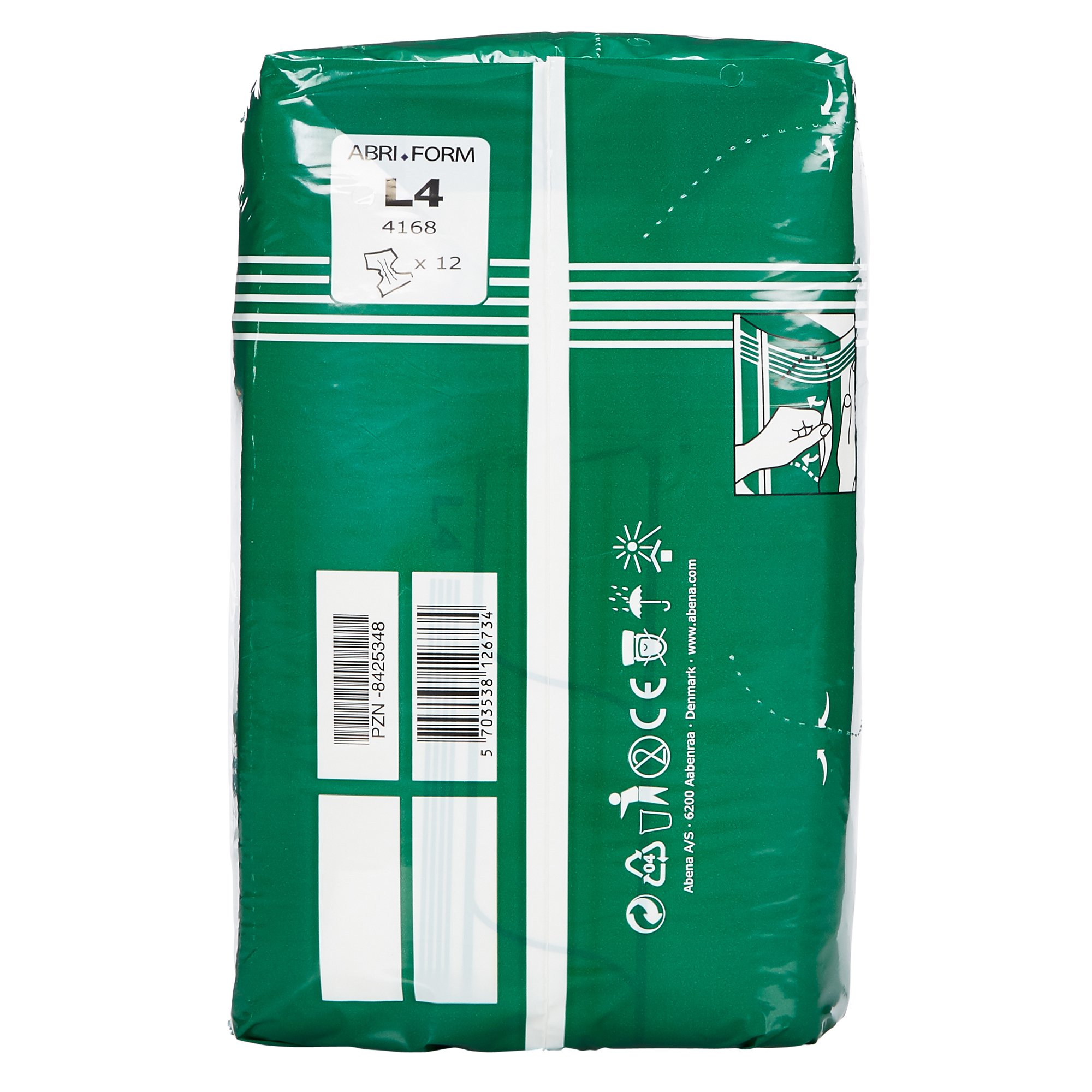 Abena North America 4168 - Abri-Form™ Comfort L4 Incontinence Brief, Large - 12/Bag, 36/Case
