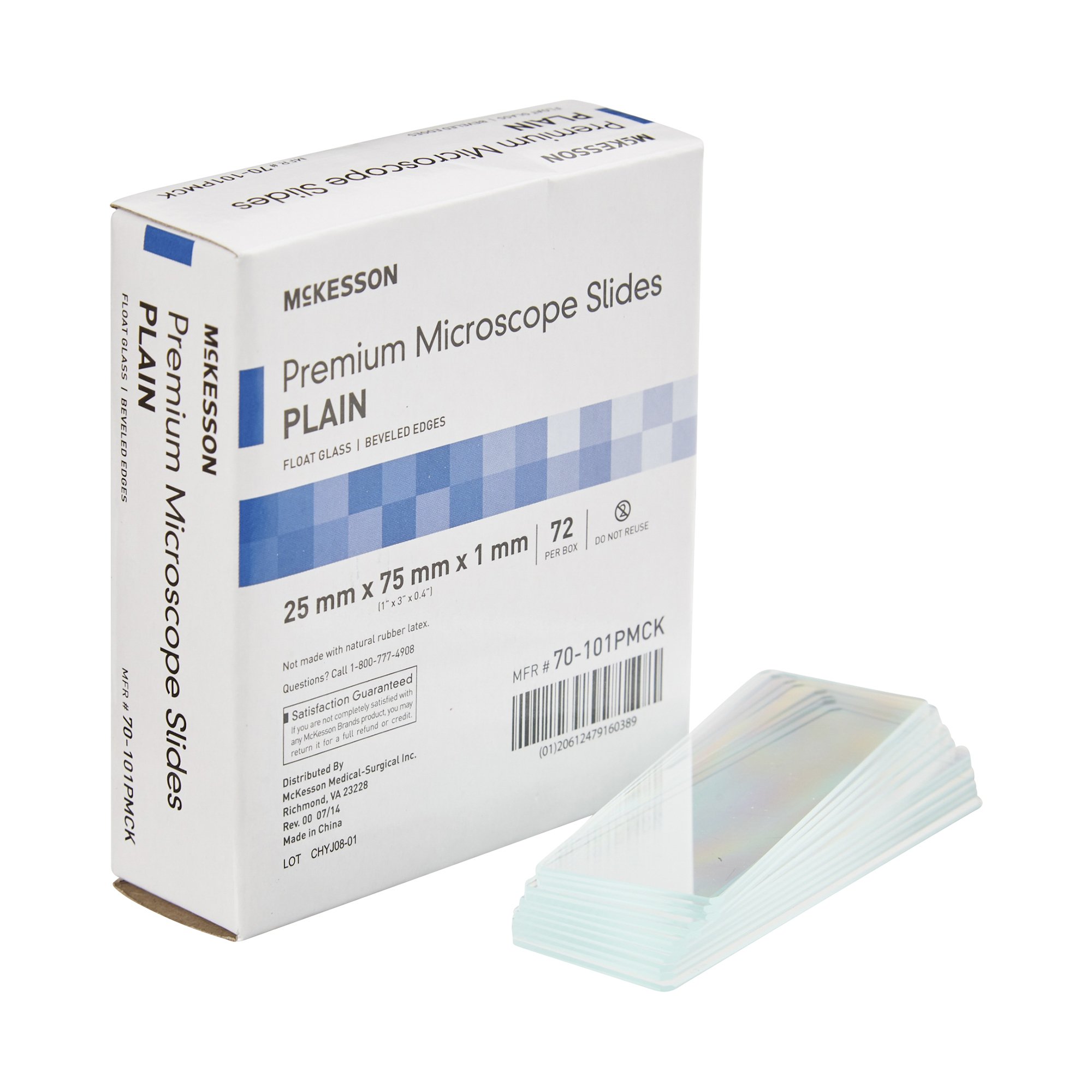 McKesson Brand - 70-101PMCK McKesson Premium Plain Microscope Slide