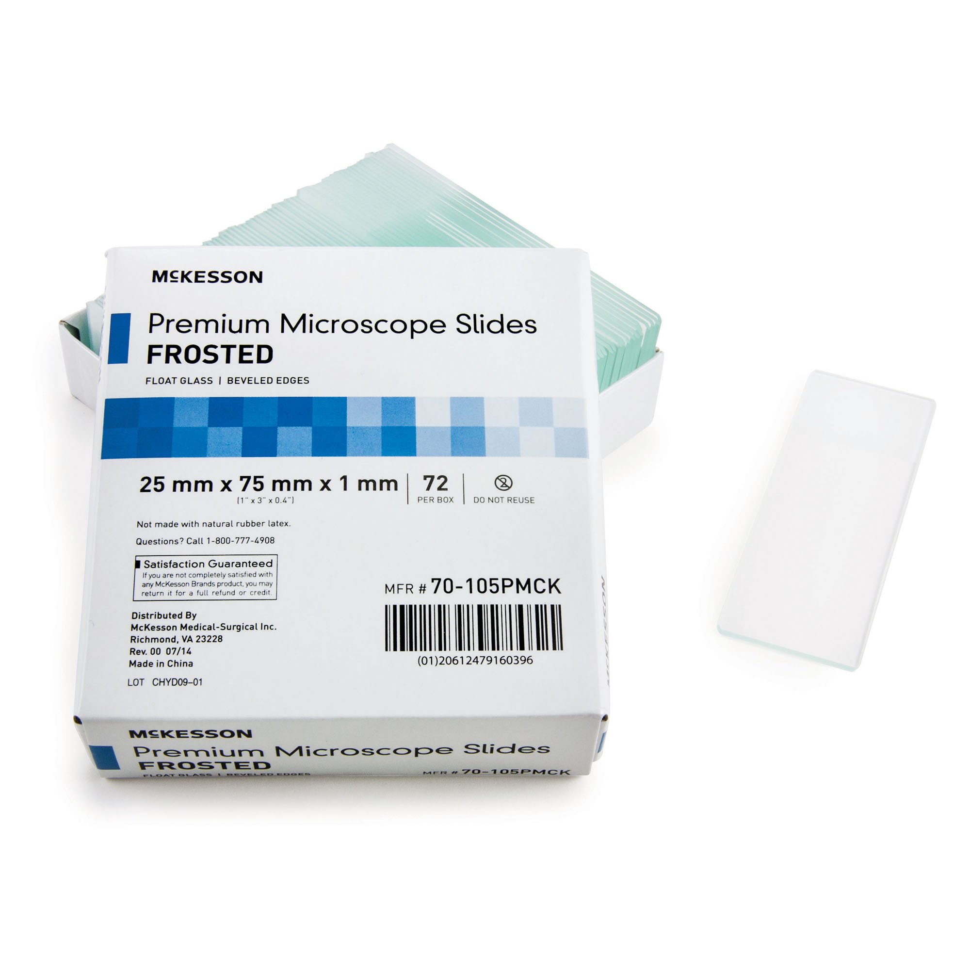 McKesson Brand - 70-105PMCK McKesson Premium Frosted Microscope Slide