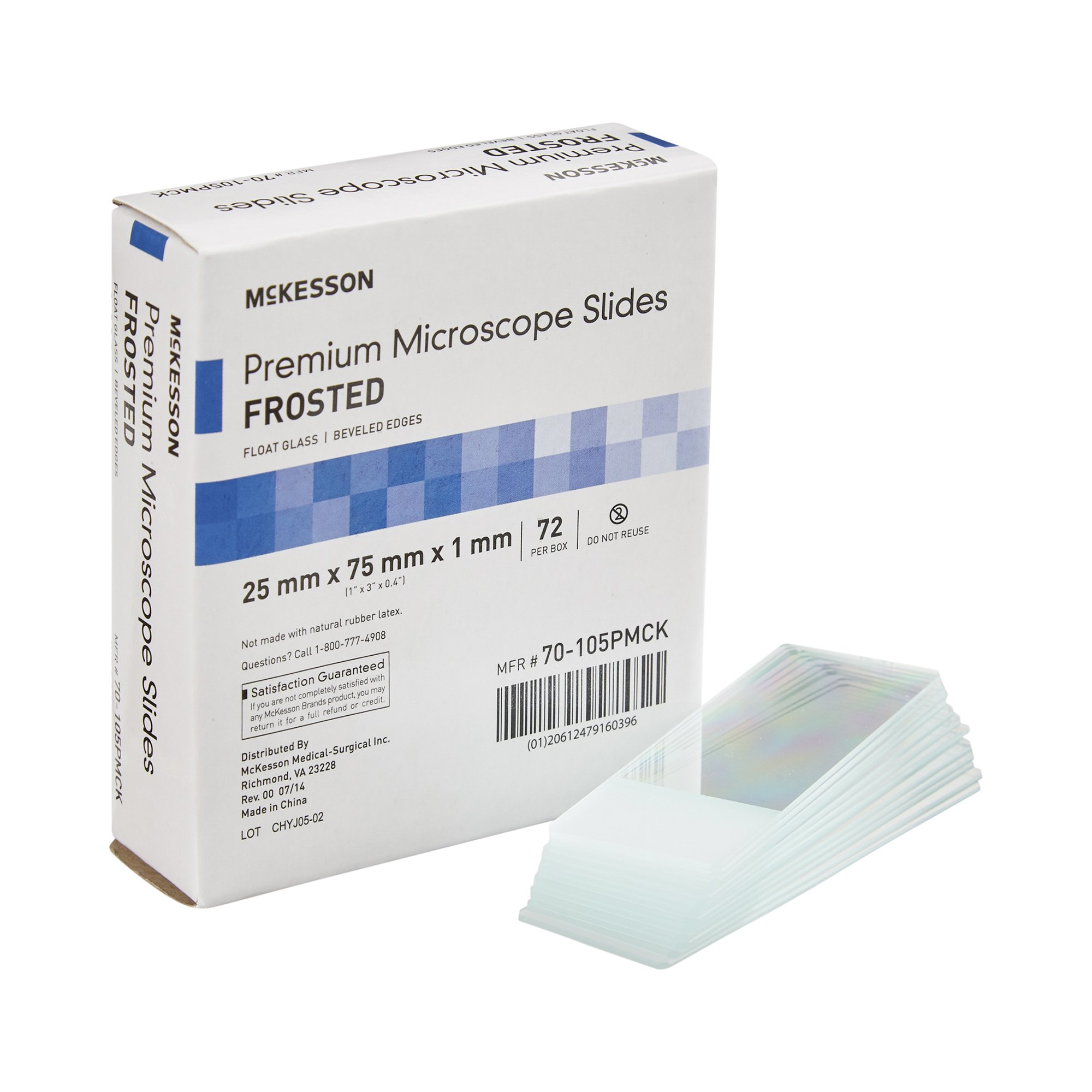 McKesson Brand - 70-105PMCK McKesson Premium Frosted Microscope Slide