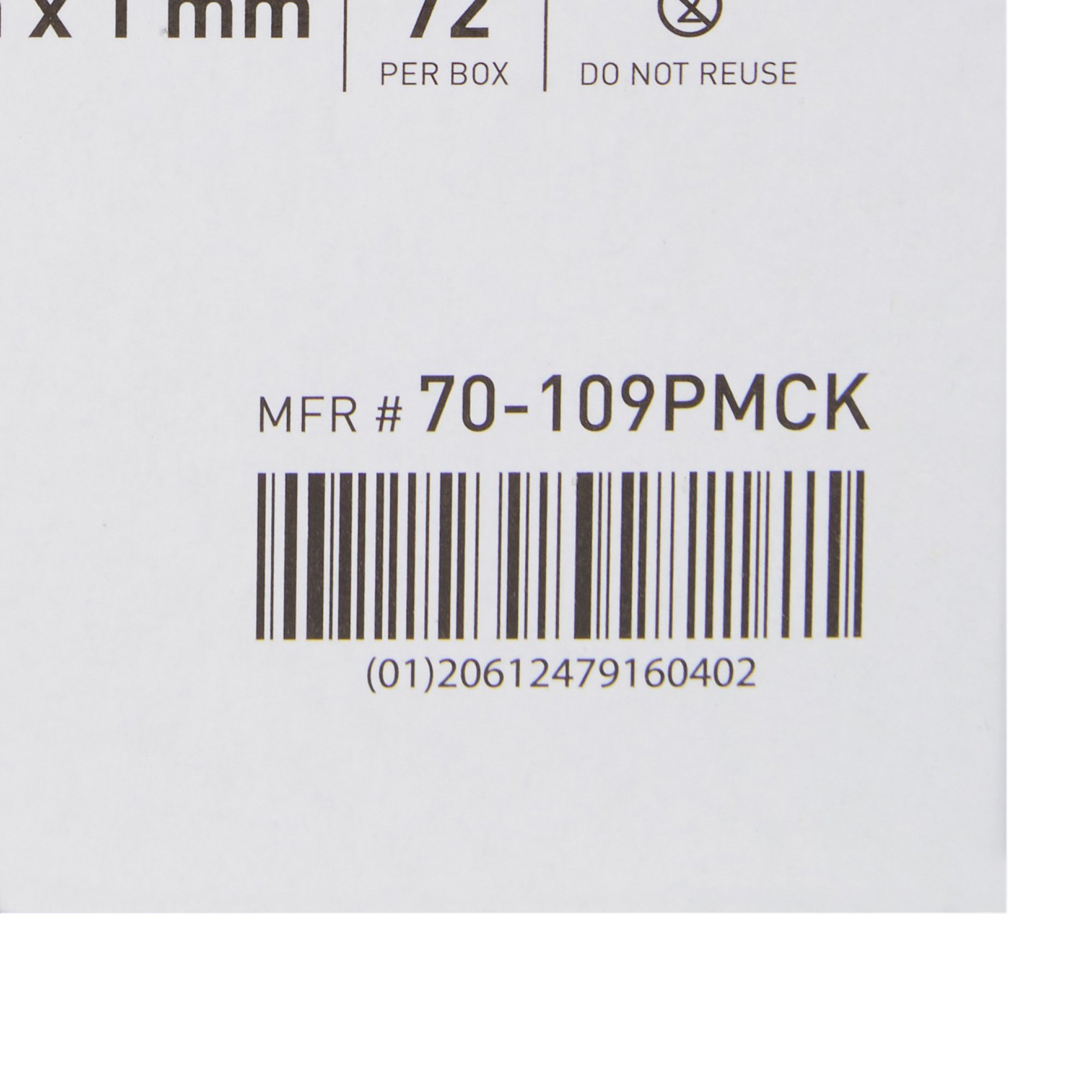 McKesson Brand 70-109PMCK - McKesson Glass Microscope Slide, 25 x 75 x 1 mm - 72/Box, 1440/Case