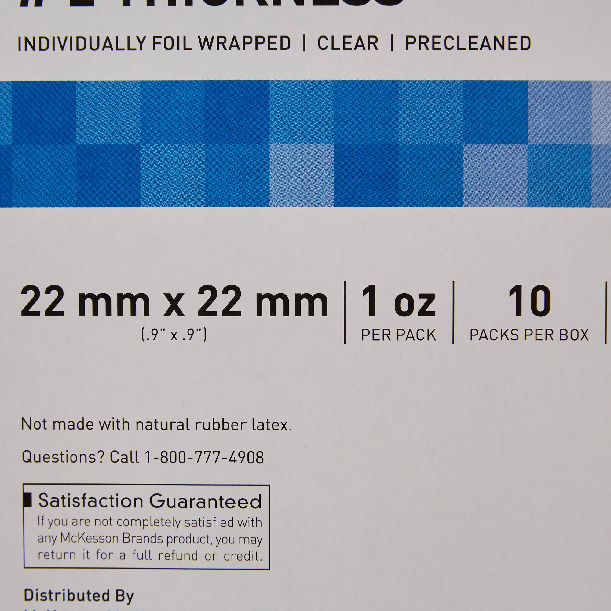 McKesson Brand 70-1122MCK - McKesson Premium No. 2 Thickness Cover Glass, 22 x 22 mm - 1/Pack, 10/Box