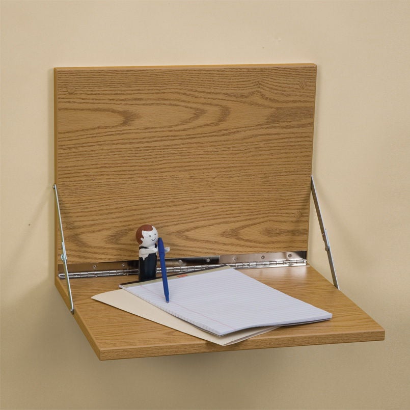 Health Care Logistics - 5062 Wall Mounted Desk Melamine Beige 1-5/8 X 14-3/4 X 18 Inch, 14 X 18 Inch Work Surface Without Drawers Without Shelves