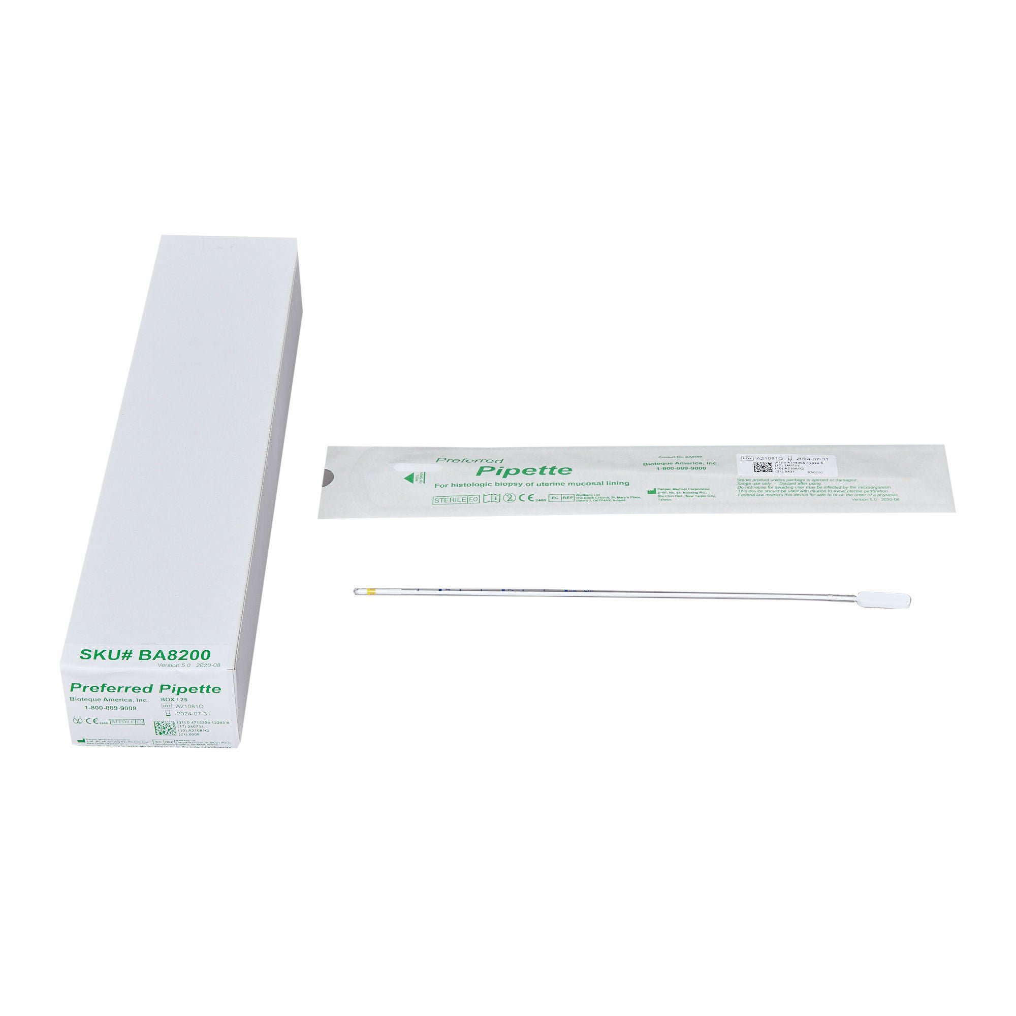 Bioteque - BA-8200 Bioteque Pipelle De Cornier Endometrial Sampling Device