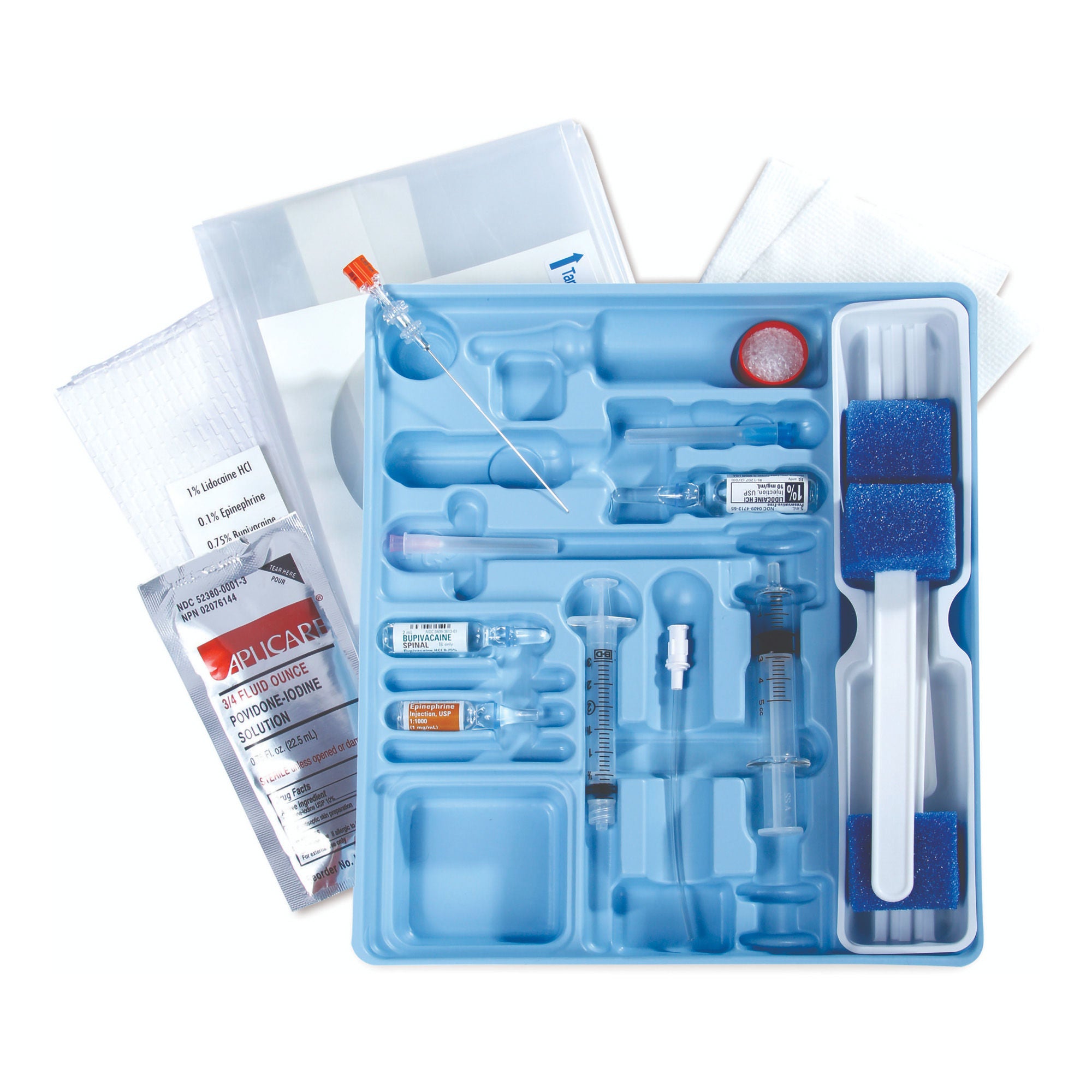 Teleflex LLC - ASA-25090-SB Spinal Kit SureBlock® 25 Gauge 3.5 Inch