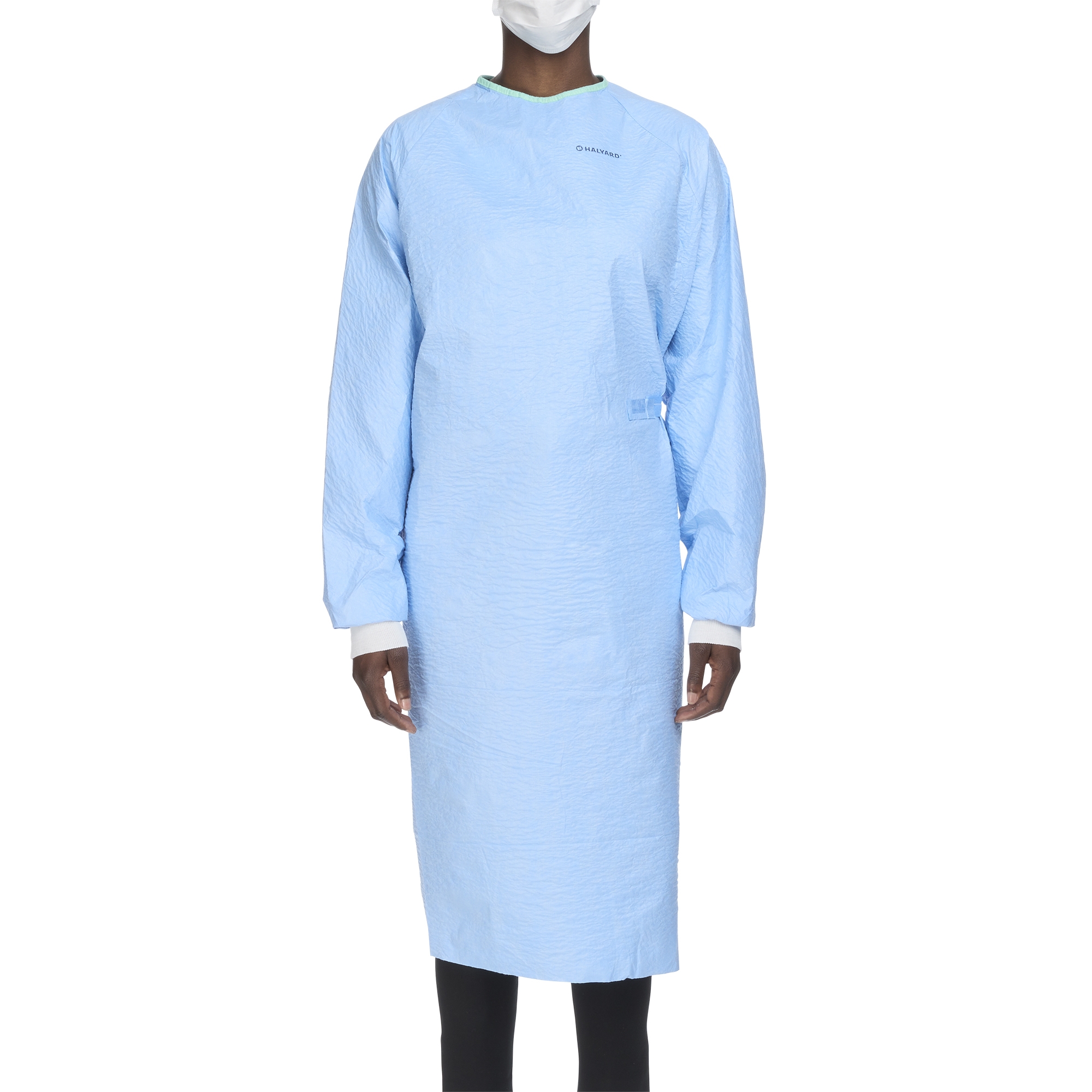 O&M Halyard Inc - 41733 Aero Blue Surgical Gown with Towel
