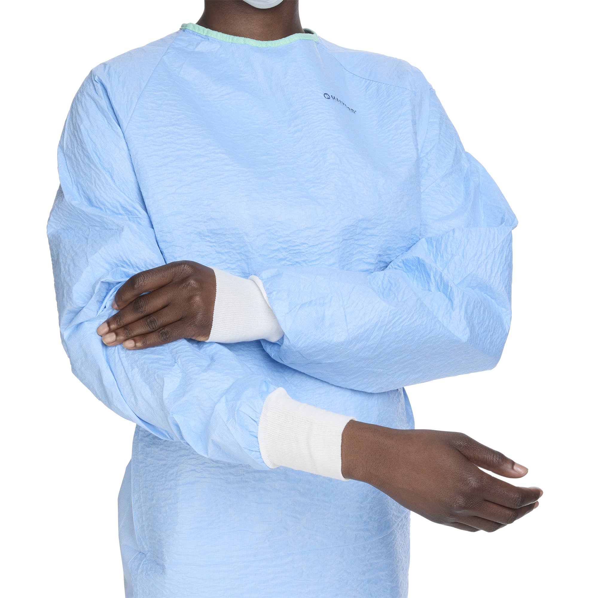 O&M Halyard Inc - 41733 Aero Blue Surgical Gown with Towel
