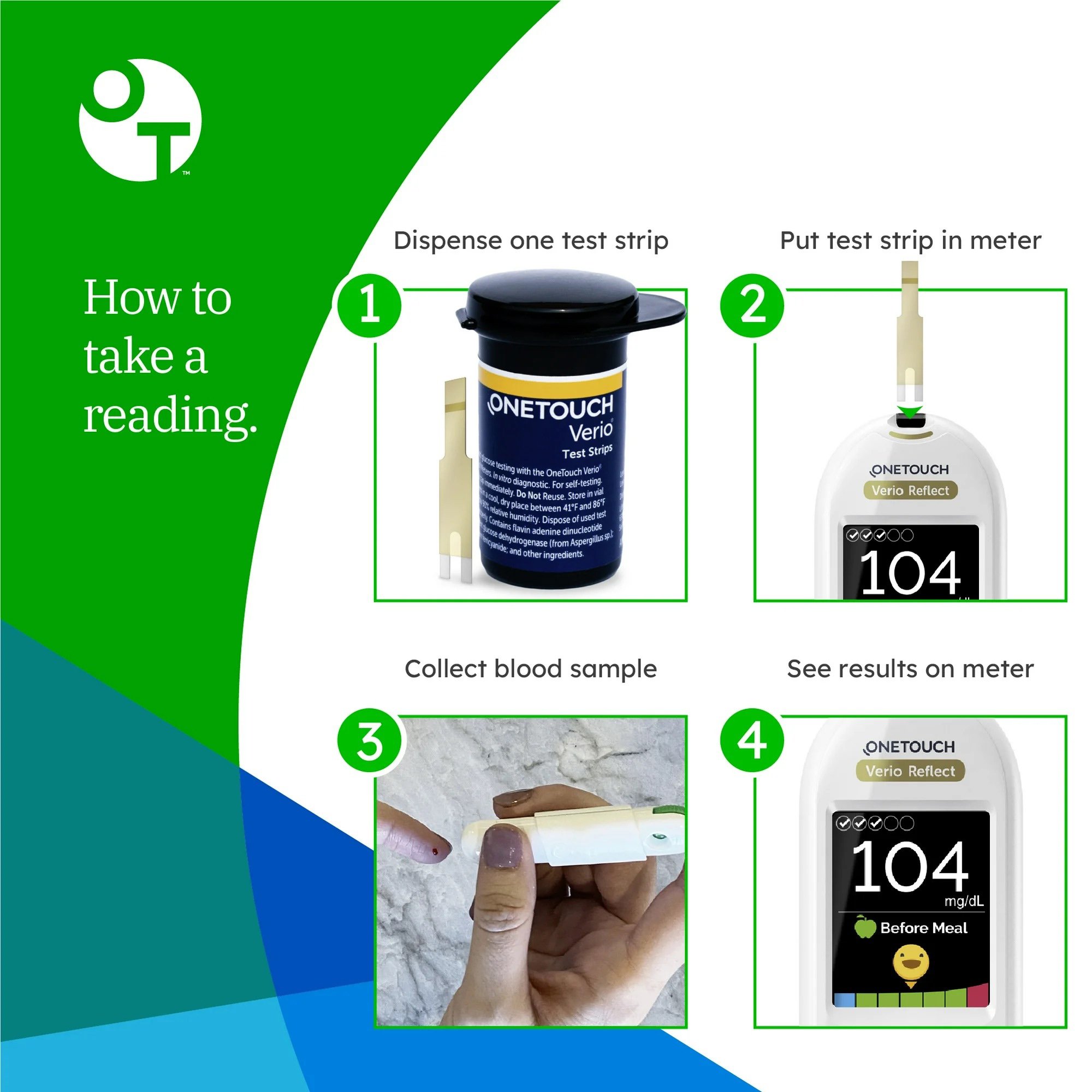 OneTouch Verio Blood Glucose Test Strips 022978 by LifeScan