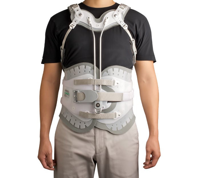 Aspen Medical Products - 993740 Back Orthosis Horizon™ 456 TLSO One Size Fits Most Buckle Closure / Hook and Loop Closure 24 to 50 Inch Waist Circumference Adult