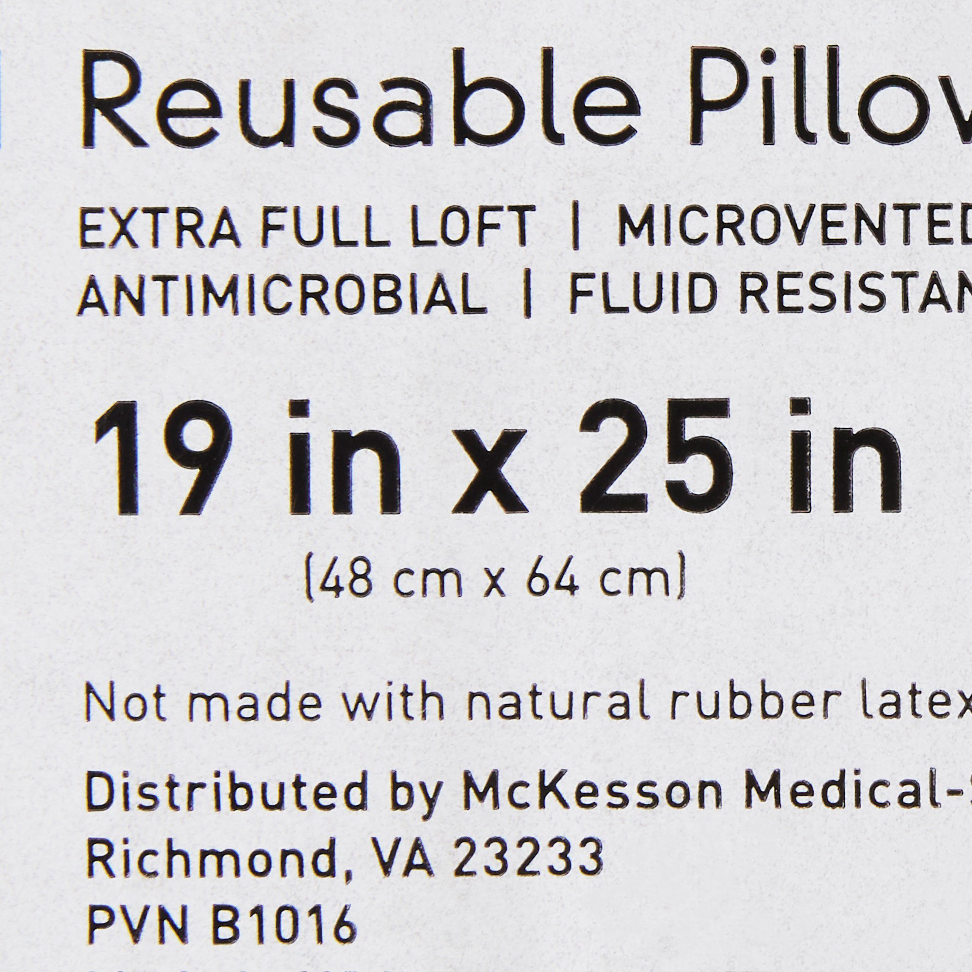 McKesson Brand - 41-1925-WXF McKesson Reusable Bed Pillow