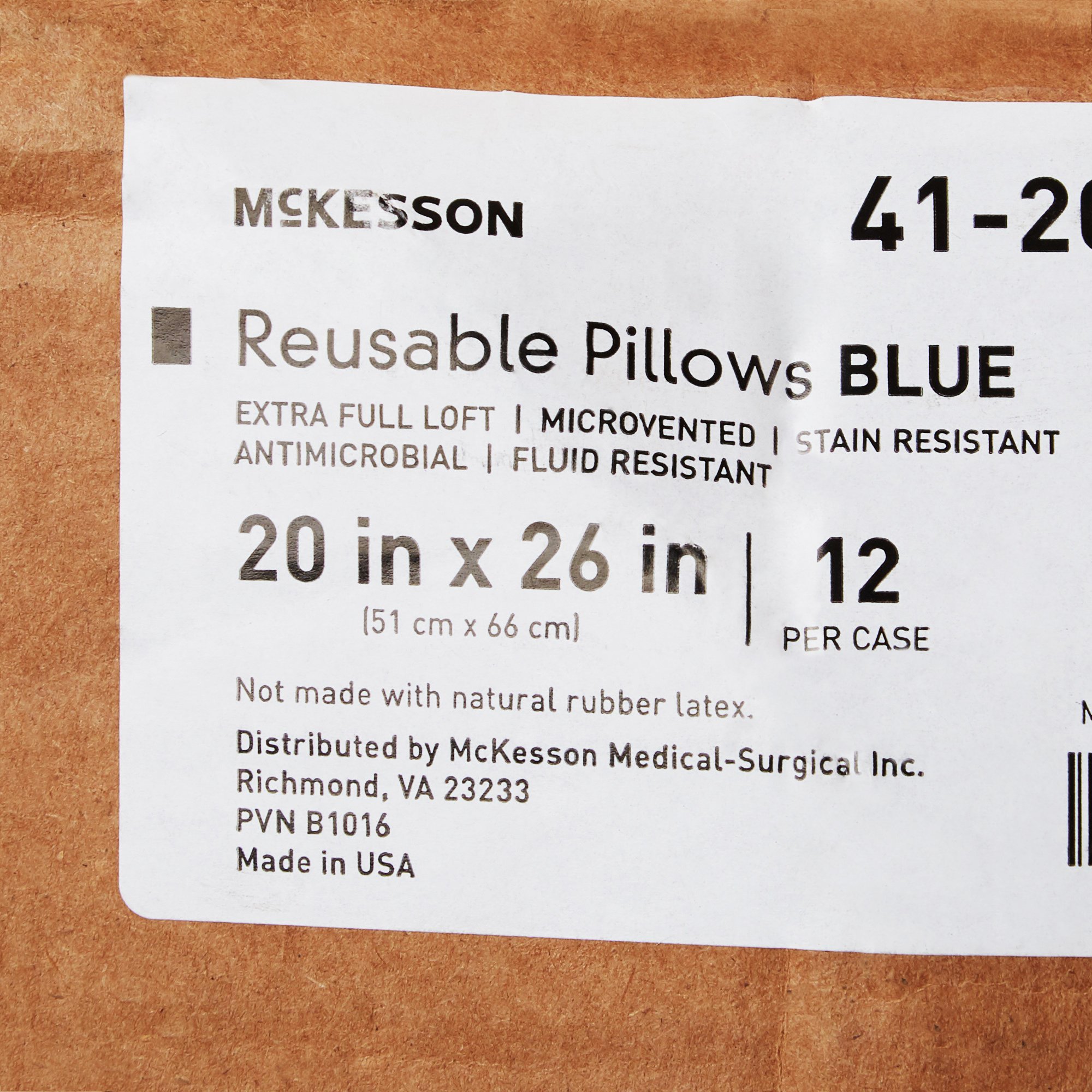 McKesson Brand - 41-2026-BXF McKesson Reusable Bed Pillow