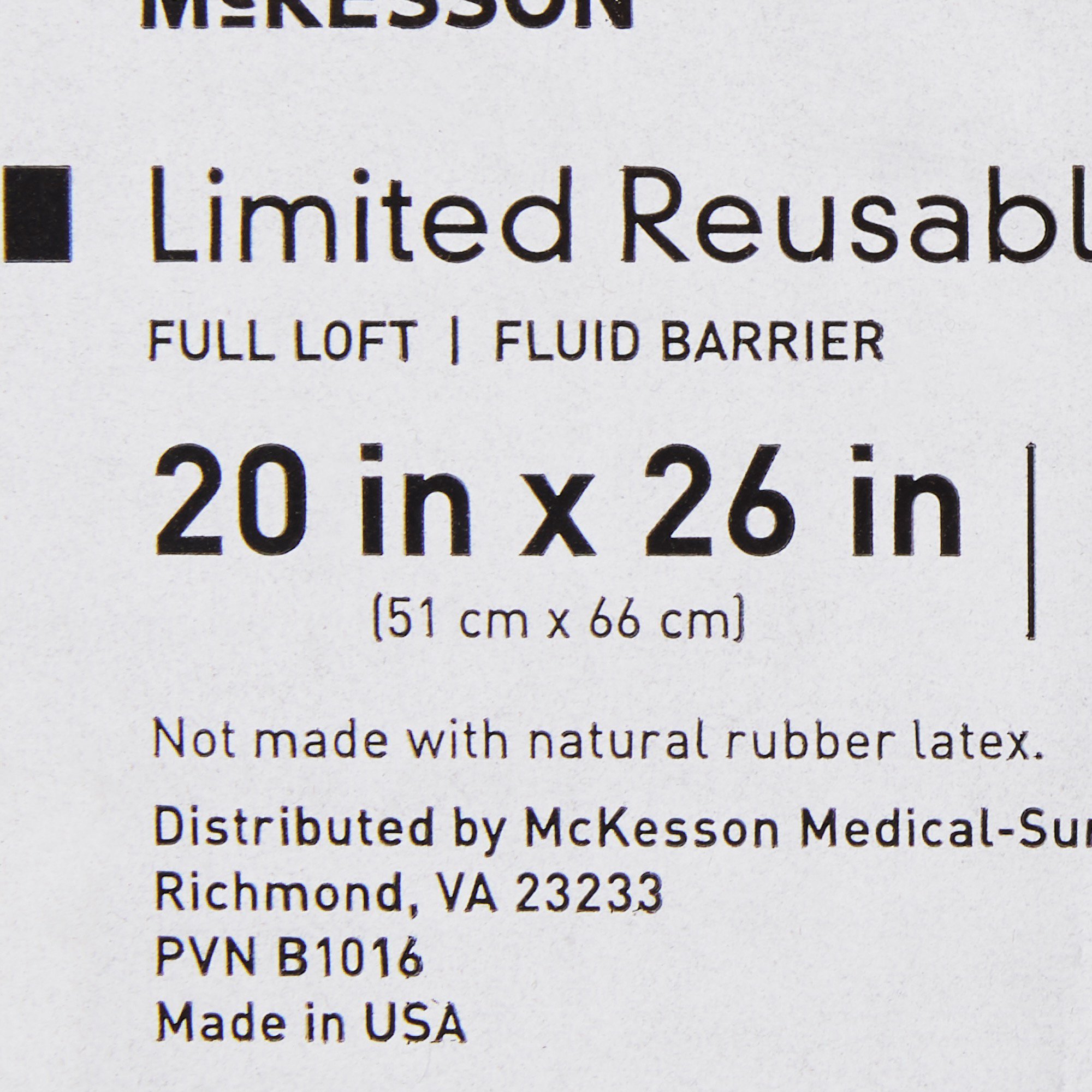 McKesson Brand - 41-2026-LTD McKesson Reusable Bed Pillow