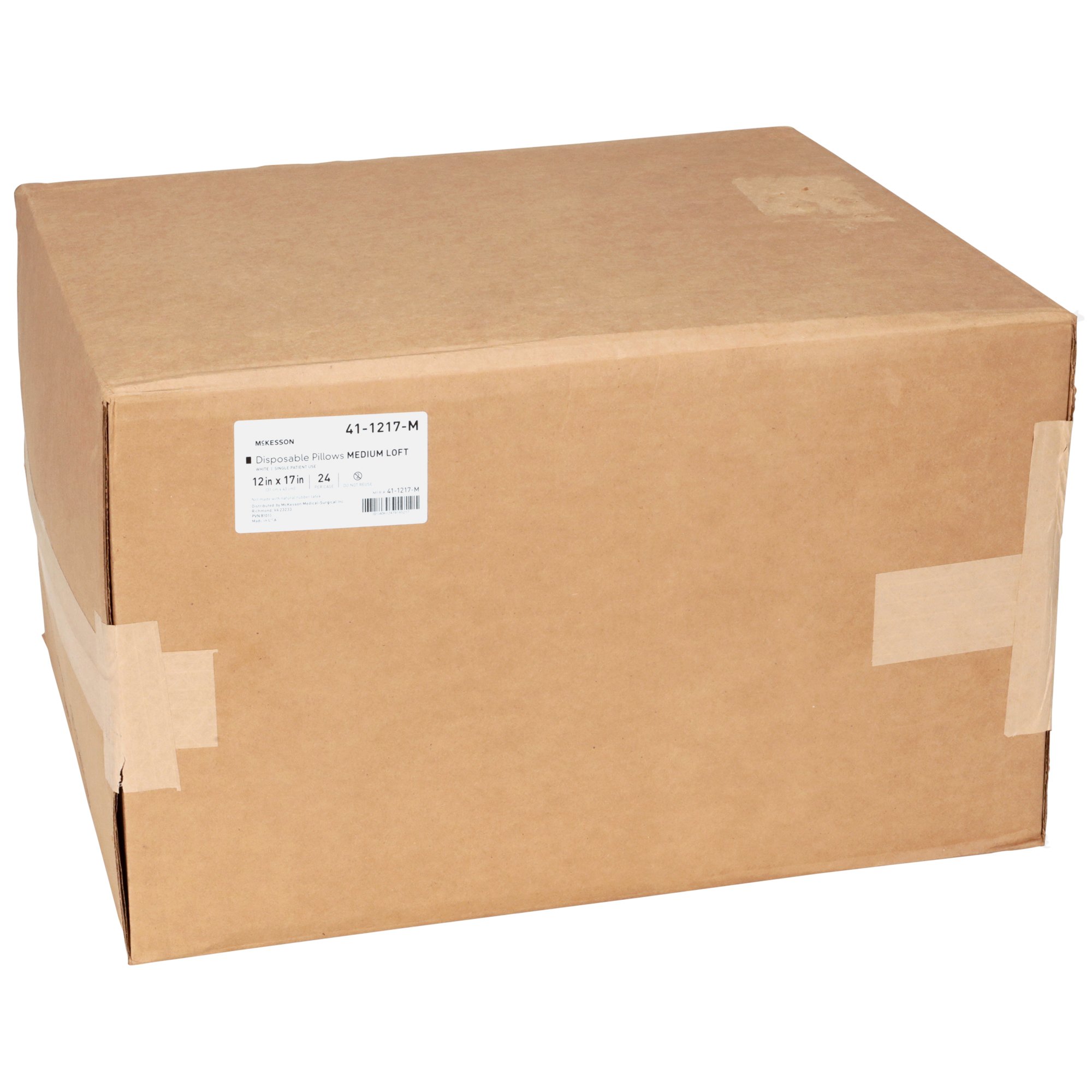 McKesson Brand 41-1217-M - McKesson Disposable Bed Pillow, Medium Loft - 1/Each, 24/Case