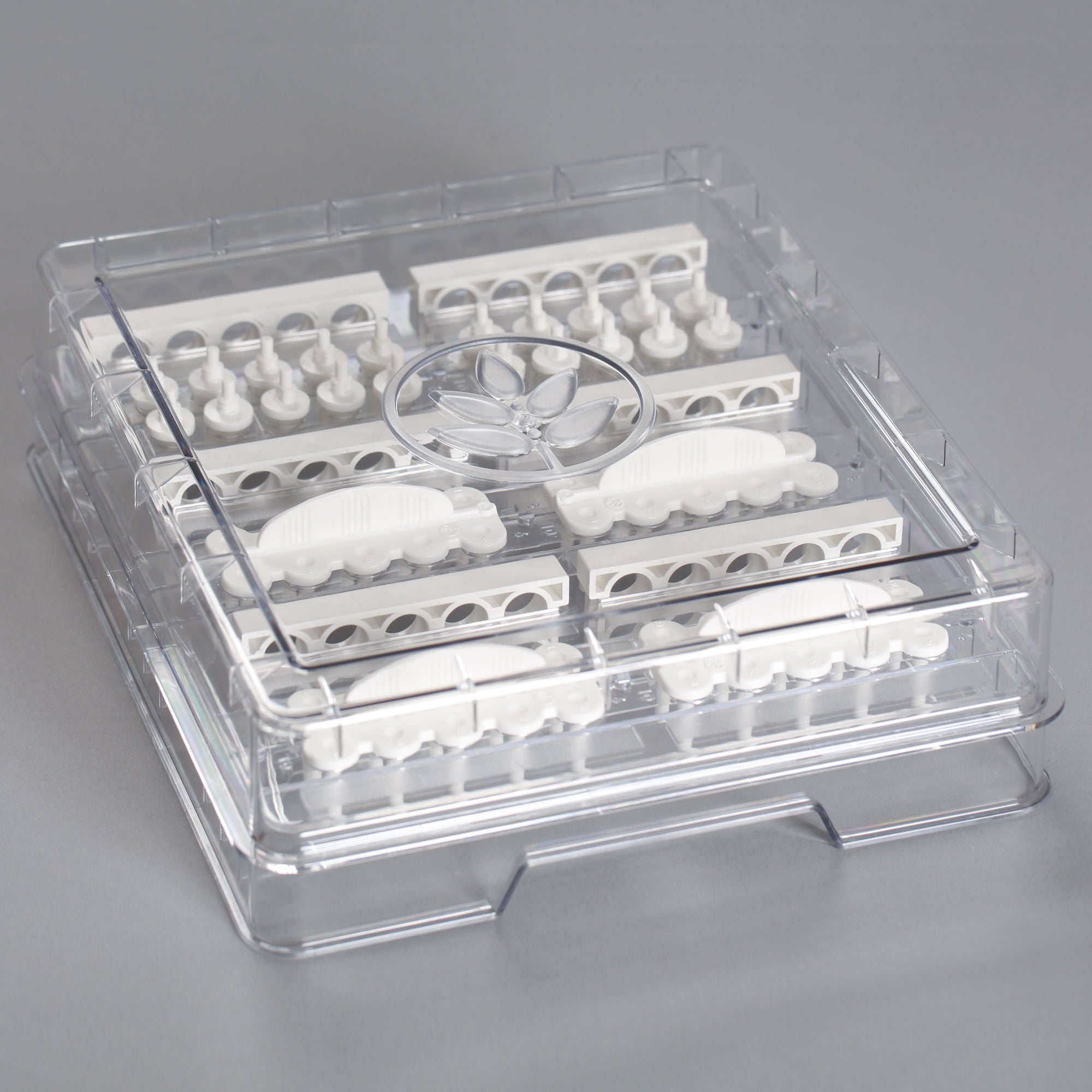 Hollister-Stier Laboratories - 8407ZA Comforten® Covered 60 Hole Tray With 6 Spacers, Holds 60 HollisterStier Allergy Skin Test Reservoirs