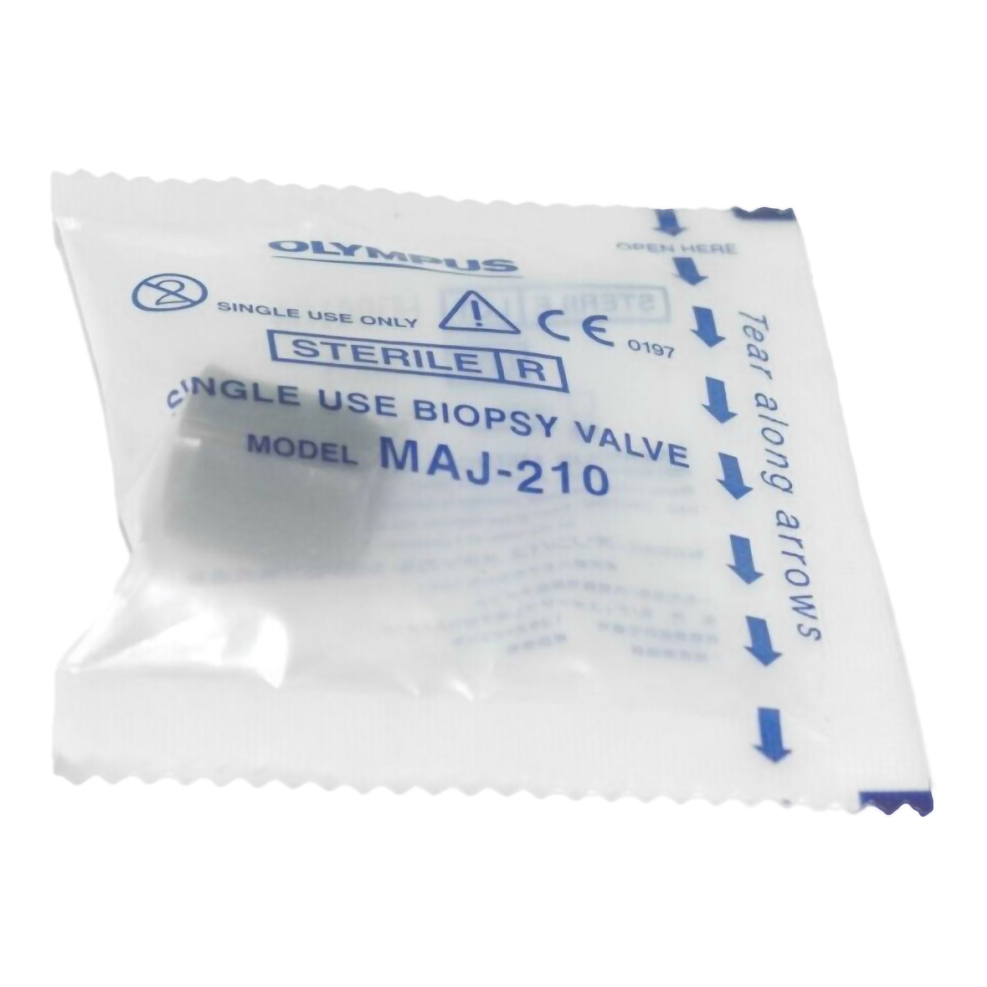 Olympus America Inc - MAJ-210 Biopsy Valve Olympus® Single Use, Disposable For OES Bronchoscopes, Ultrasonic Bronchoscopes, Rhino-laryngoscopes, Pleuroscopes