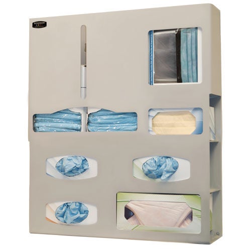 Bowman Manufacturing - PS016-0512 PPE Dispenser BOWMAN® Wall Mount Quartz Beige Aluminum