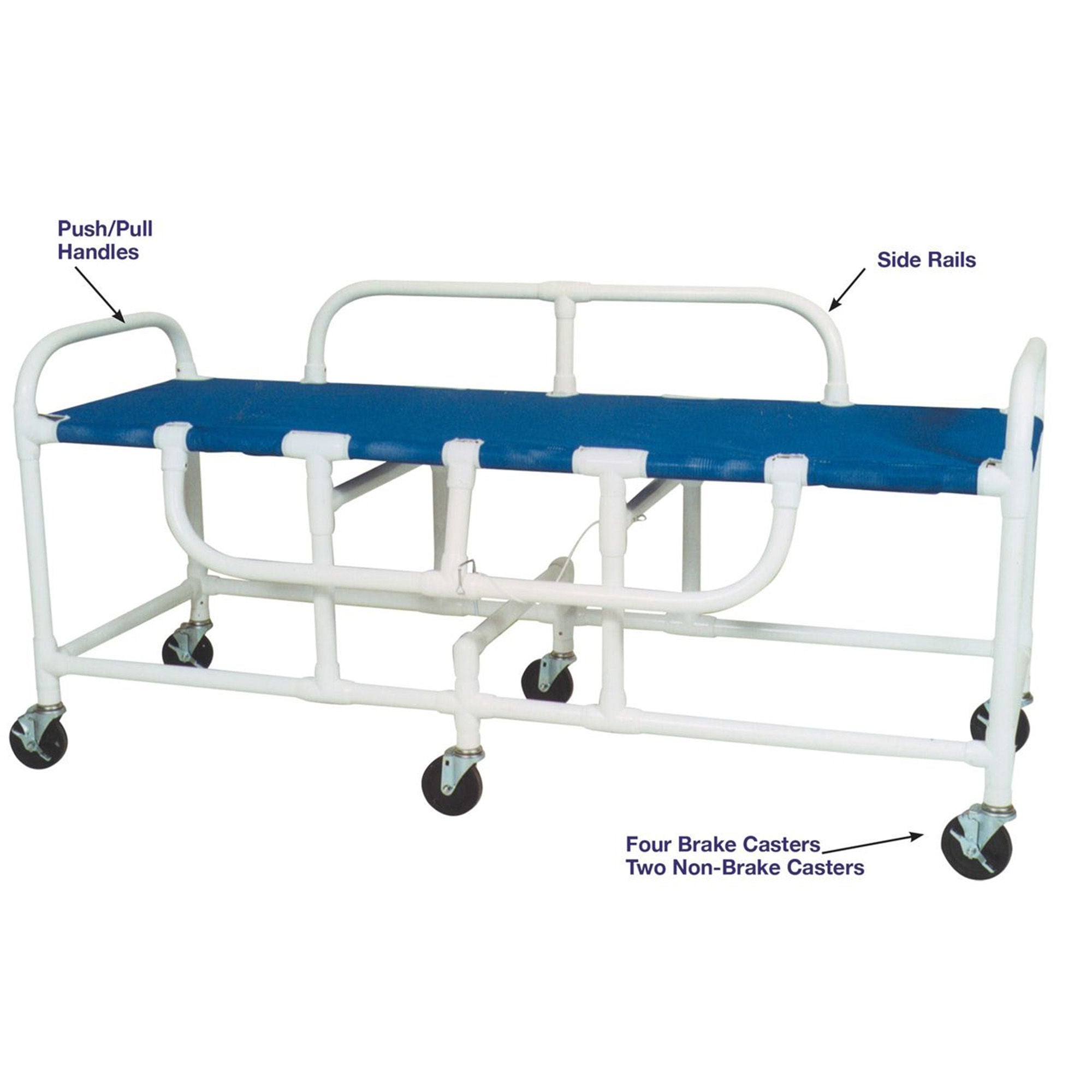 MJM International - 915 Shower Gurney 450 lbs. Weight Capacity