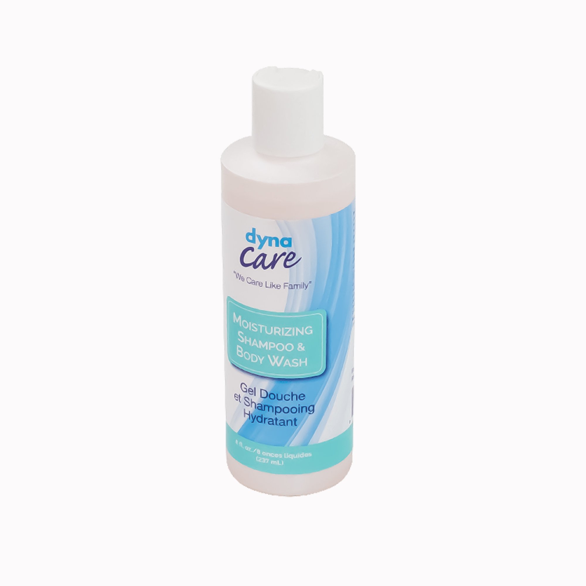 Dynarex 1386 - dynaCare Shampoo and Body Wash, 8-ounce Flip-Top Bottle - 1/Each, 48/Case