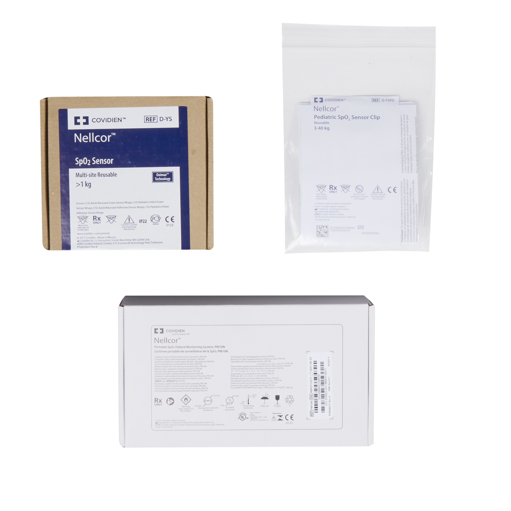 Medtronic MITG PM10N-PDN - Nellcor™ Portable SpO2 Patient Monitoring System with Adult and Pediatric Sensor - 1/Each