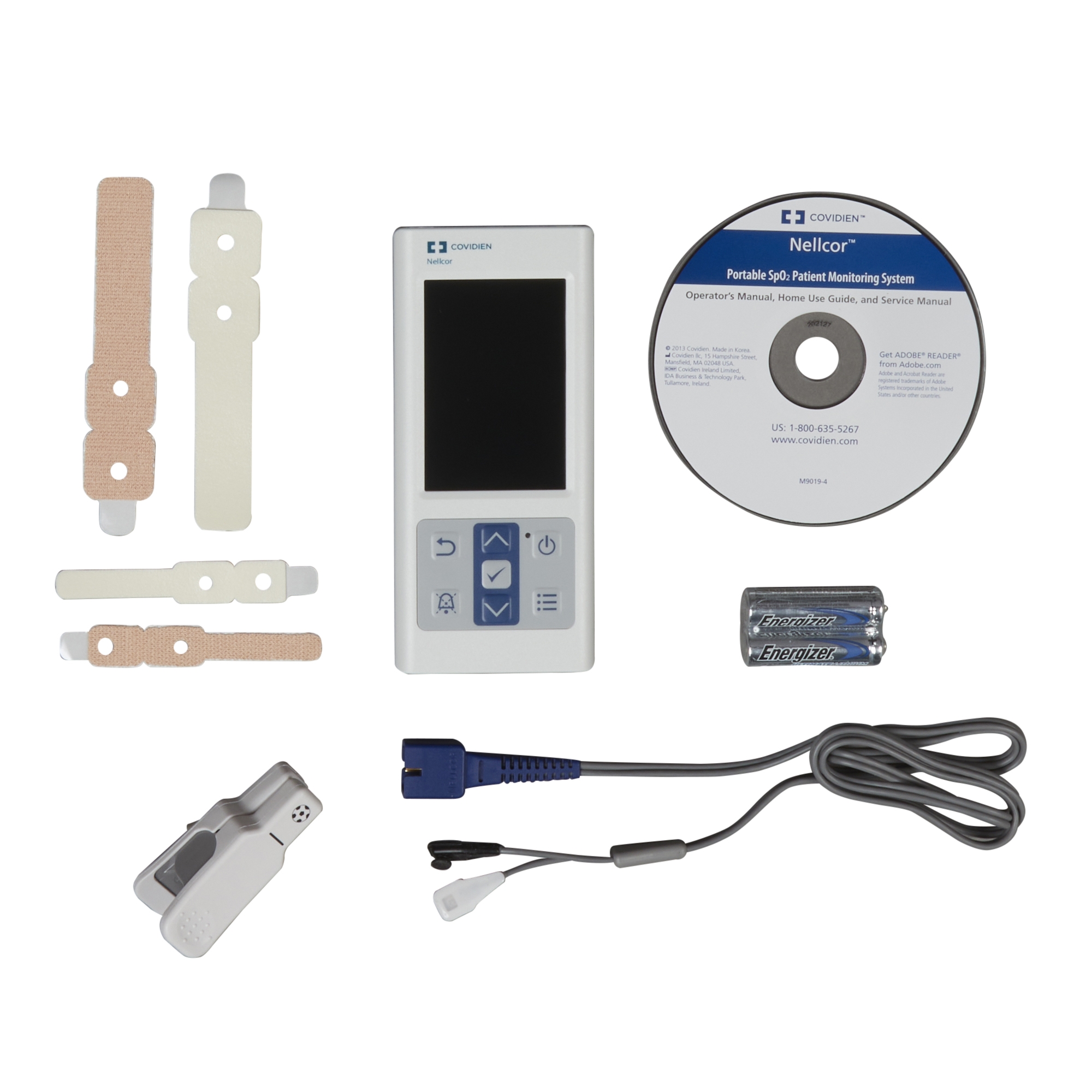Medtronic MITG PM10N-PDN - Nellcor™ Portable SpO2 Patient Monitoring System with Adult and Pediatric Sensor - 1/Each