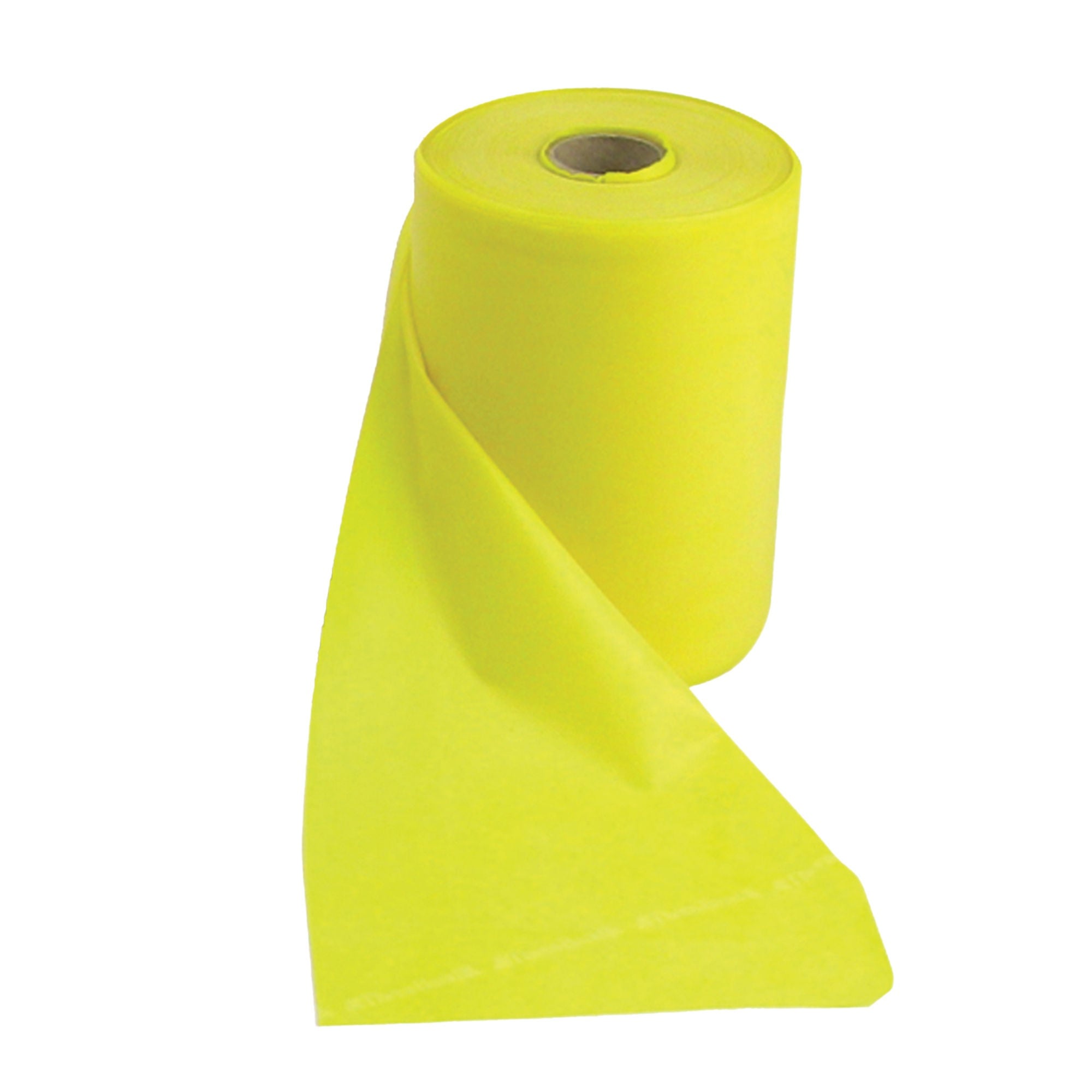 Fabrication Enterprises - 10-1006 Exercise Resistance Band TheraBand® Yellow 5 Inch X 50 Yard X-Light Resistance