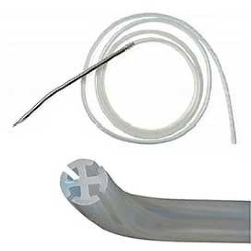Cardinal - JP-2187 Wound Drain Tube Jackson-Pratt® Round/Full Type With Trocar 4 Channel Type 10 Fr. Size Sterile