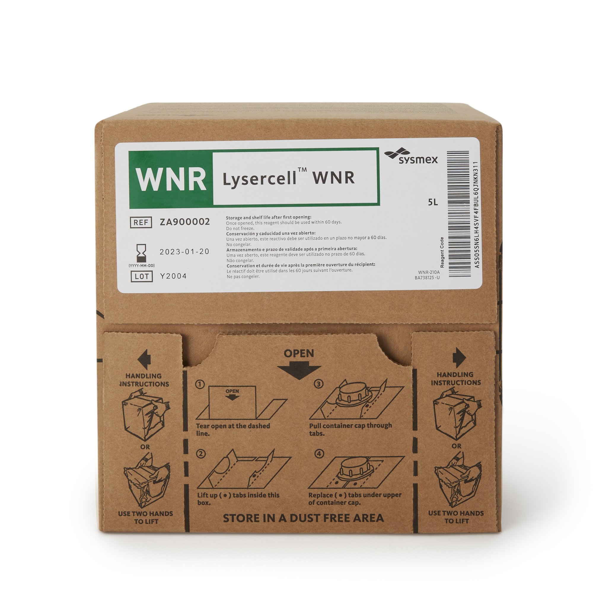 Lysercell WNR Hematology Reagent ZA900002 by Sysmex America