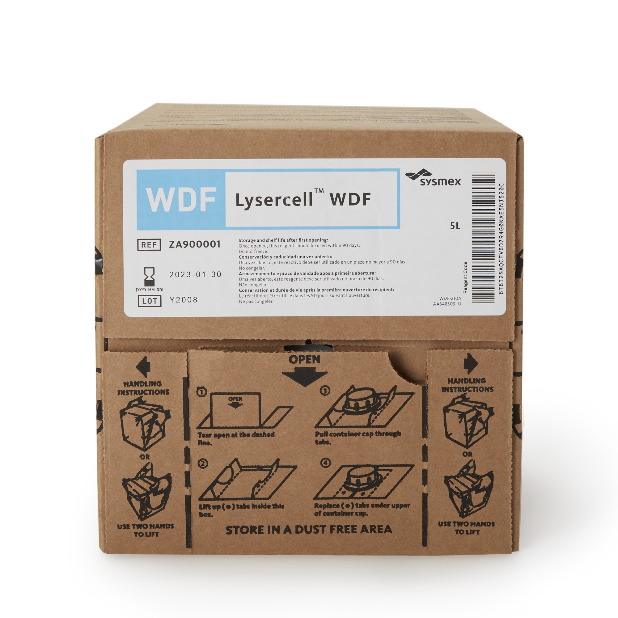 Sysmex America ZA900001 - Lysercell® WDF Reagent, 5 mL - 1/Each