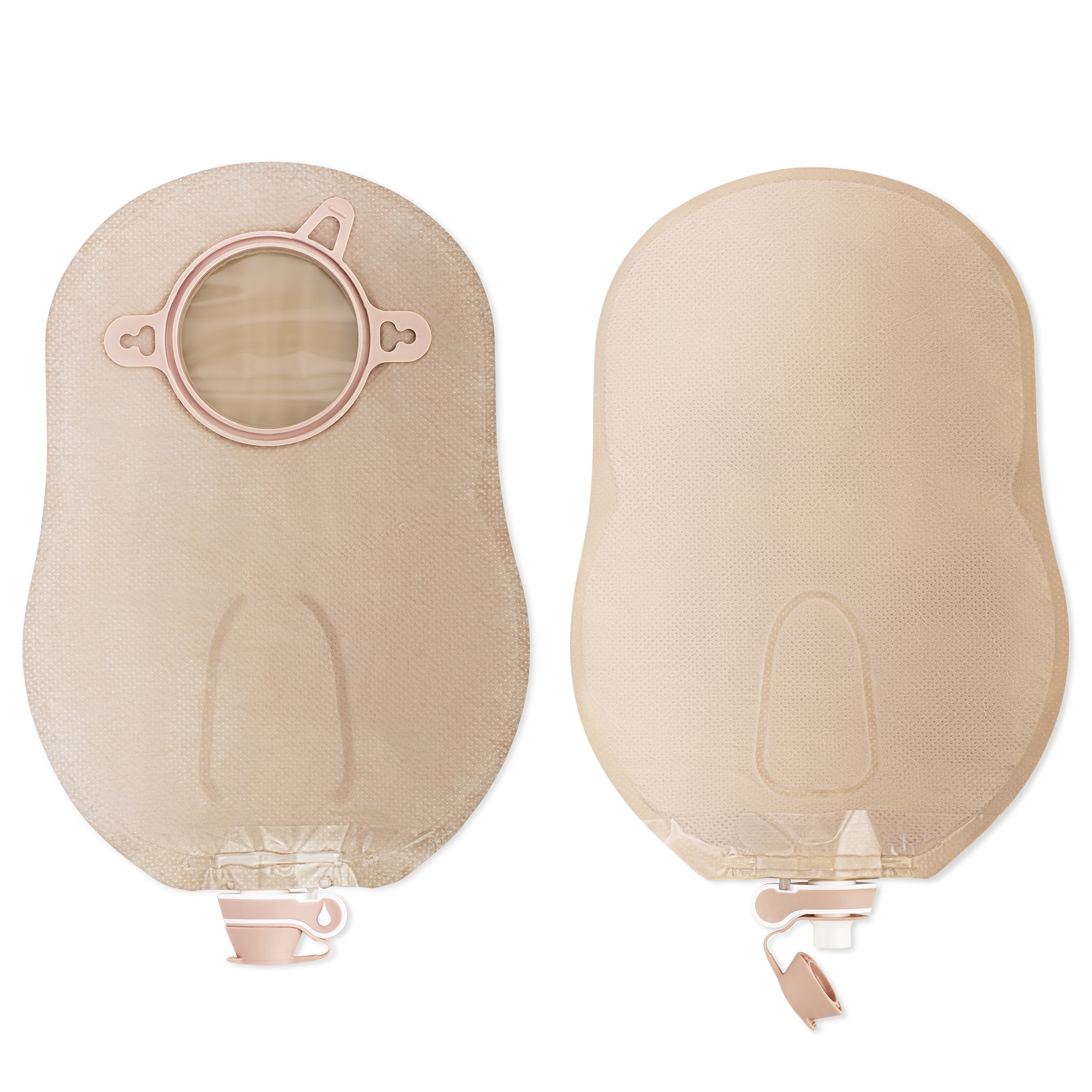 Hollister - 18914 New Image™ 18914 Two-Piece Beige Urostomy Pouch